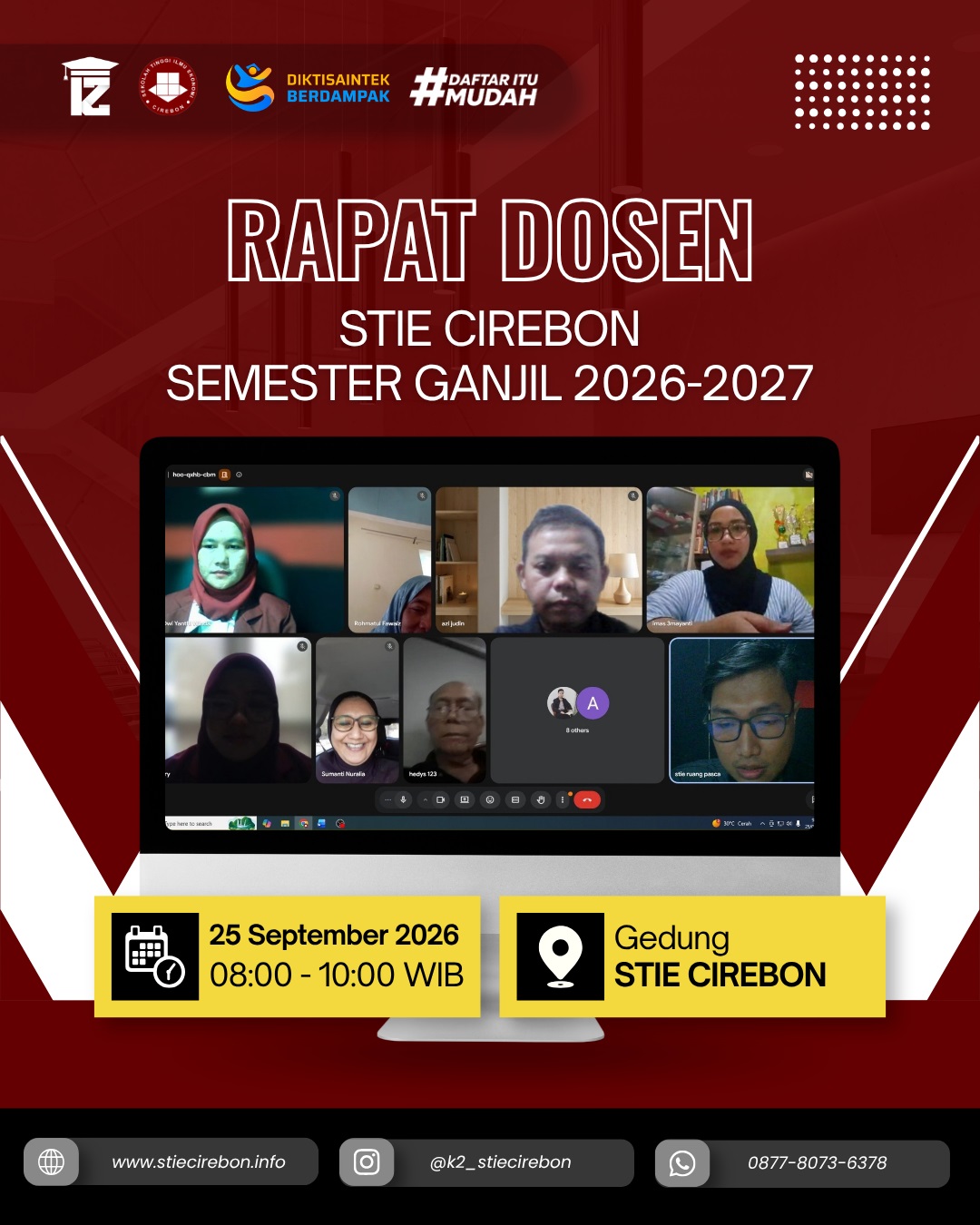 Rapat Dosen STIE Cirebon 2026