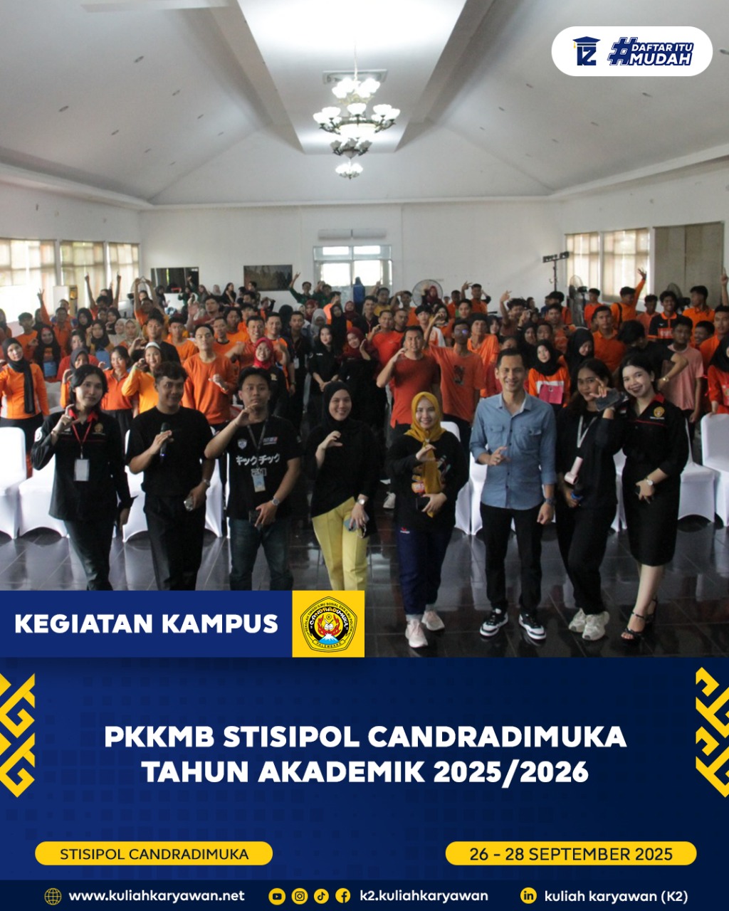 Keseruan PKKMB STISIPOL Candradimuka Palembang 