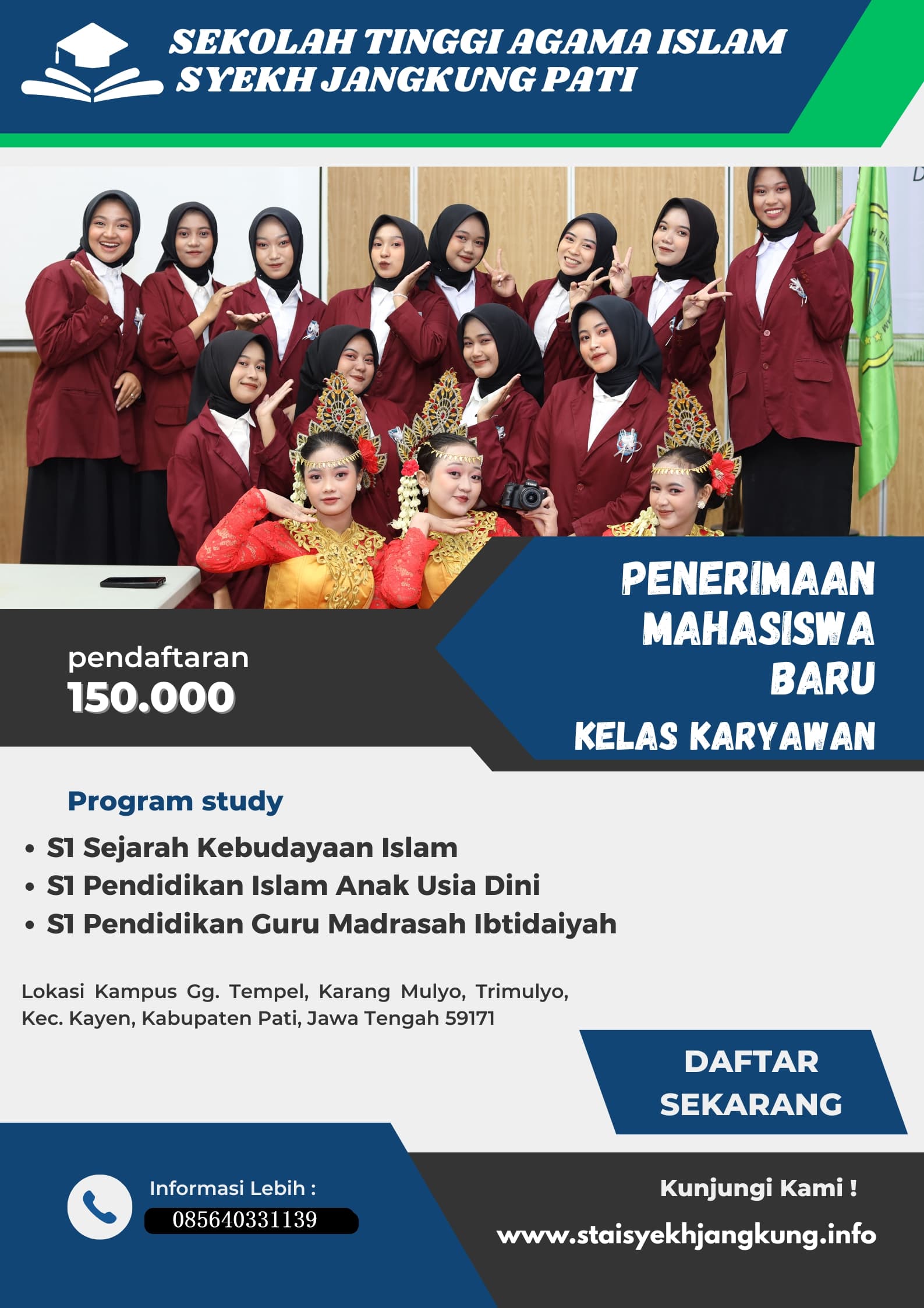 Kuliah Karyawan Terjangkau Di STAI Syekh Jangkung Pati