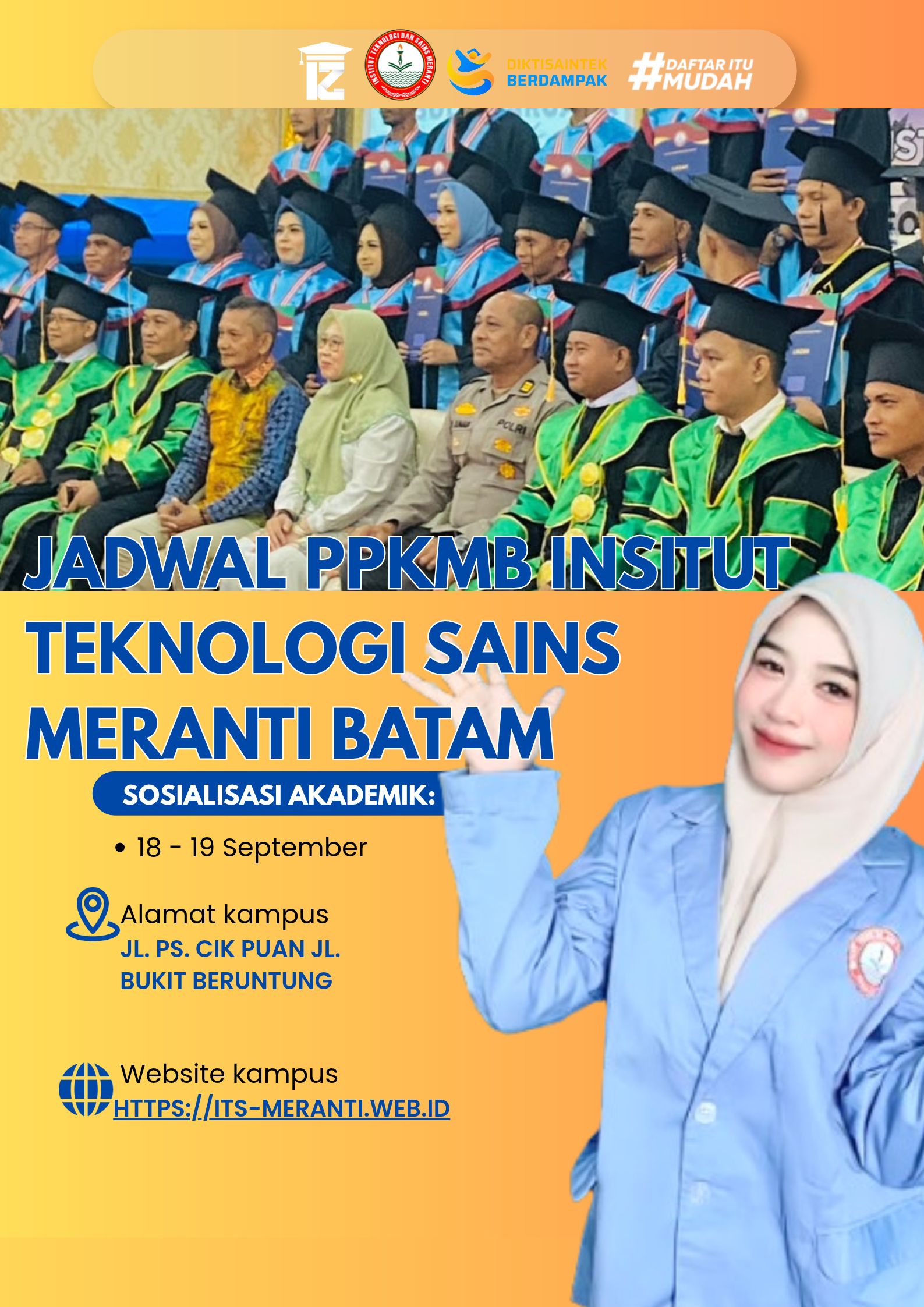 Jadwal PPKMB Insitut Teknologi Sains Meranti Batam