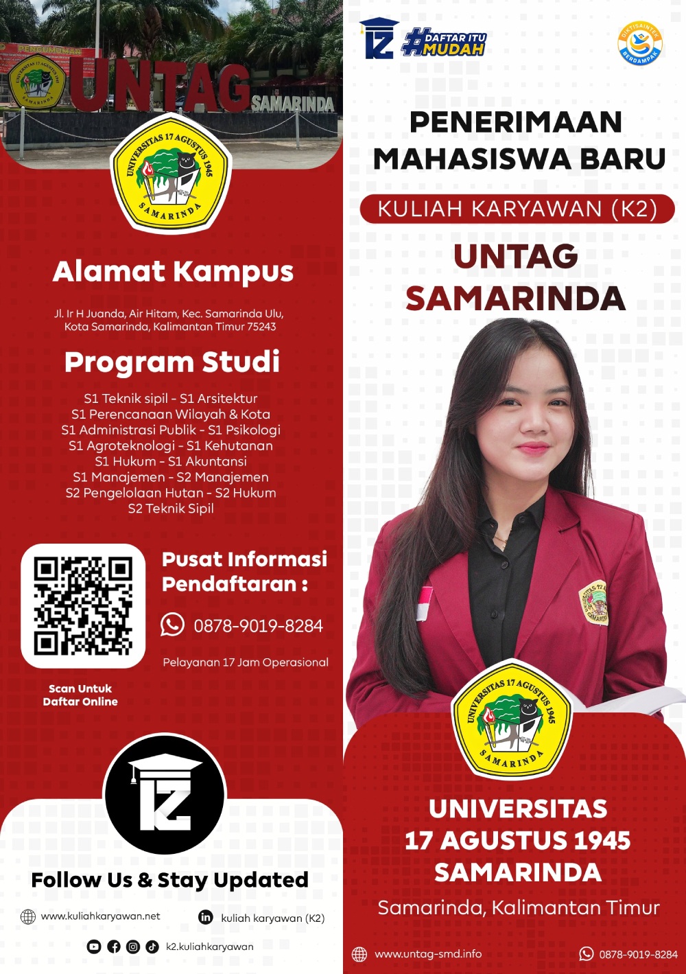 Rekomendasi S1 Psikologi Dengan Biaya Terjangkau di Kampus UNTAG Samarinda