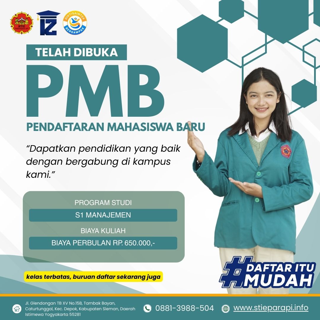 Kuliah Karyawan (K2) Manajemen di STIE Pariwisata API Yogyakarta
