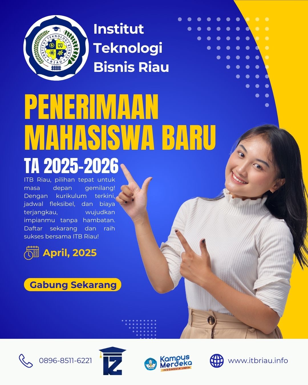 Gak Perlu Tunda Kuliah ITB Riau Solusinya