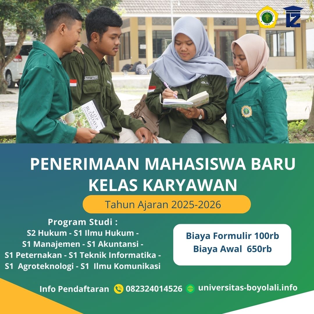 Kelas Malam Di Universitas Boyolali