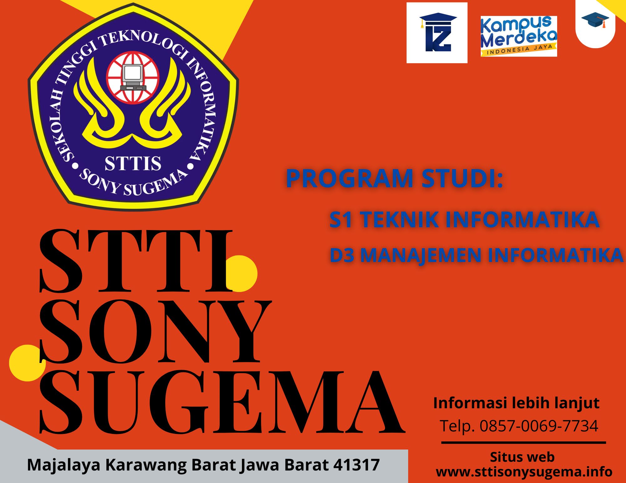 kuliah murah di karawang,STTI Sony Sugema 
