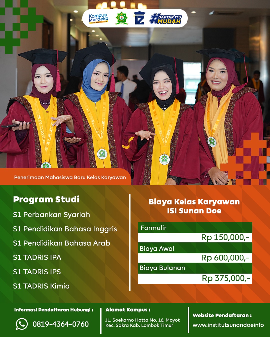 Kuliah Full Online di K2 ISI Sunan Doe Lombok Timur
