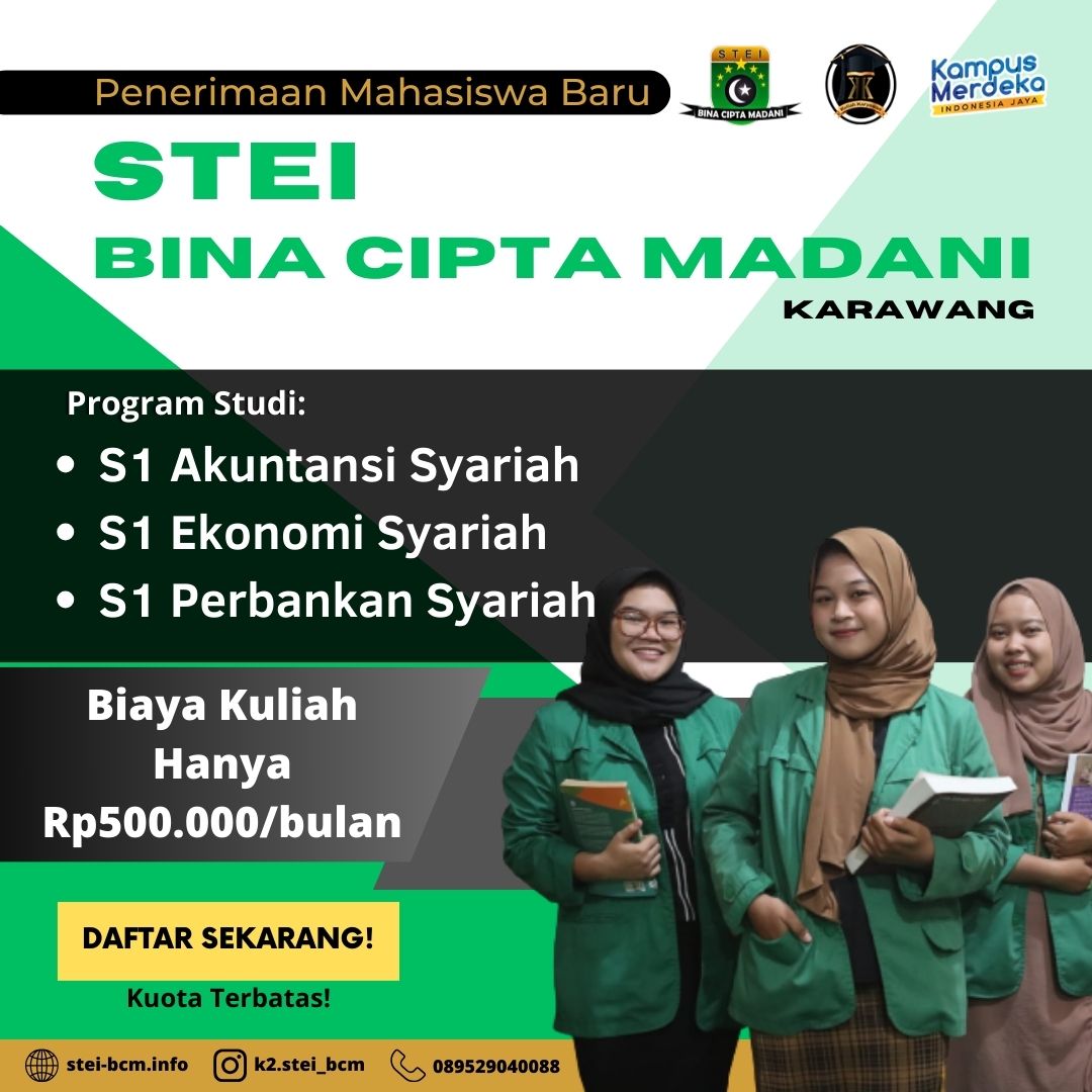 Kampus Syariah Kelas Karyawan di STEI Bina Cipta Madani Karawang