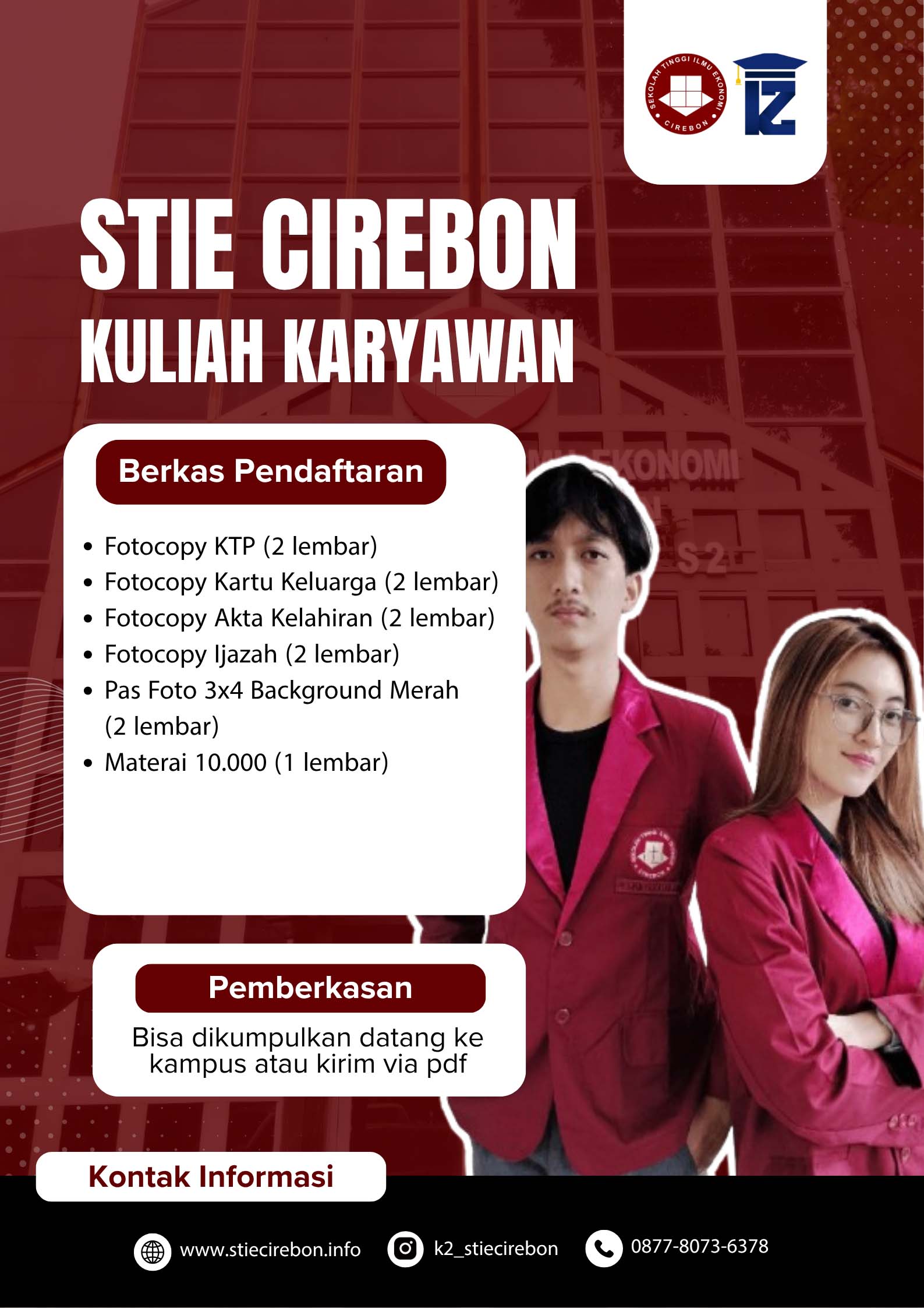 Batas Akhir Pengumpulan Berkas dan Pembayaran Biaya Awal