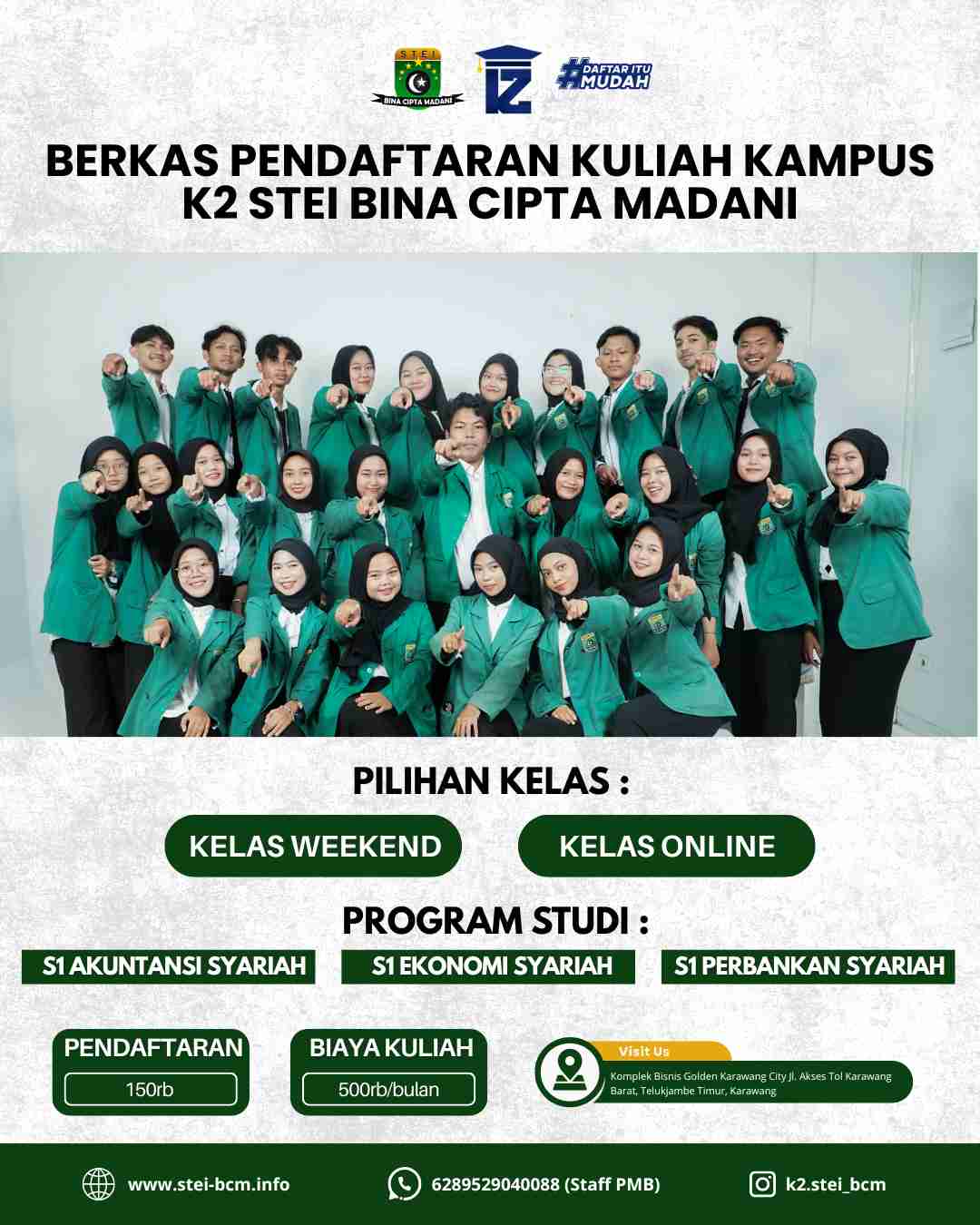 Perkuliahan fleksibel dikampus STEI Bina Cipta Madani Karawang