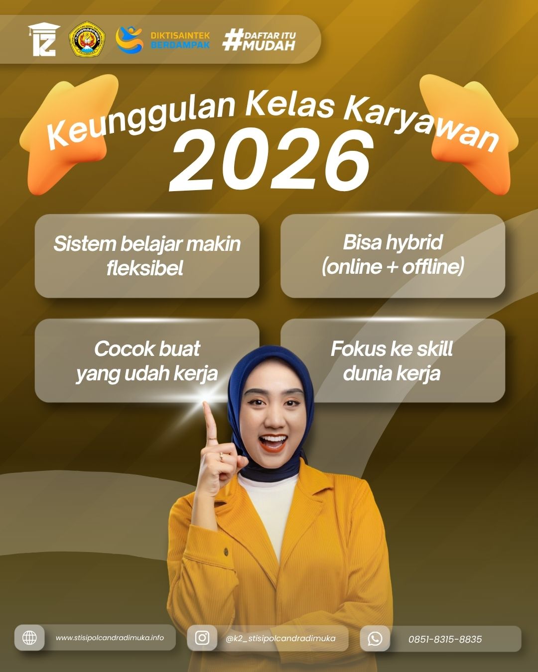 Keunggulan Kuliah Kelas Karyawan Di STISIPOL Candradimuka Palembang