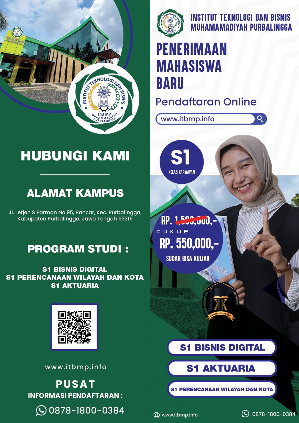 Mudahnya Mendaftar Kuliah di Institut Teknologi dan Bisnis Muhammadiyah Purbalingga