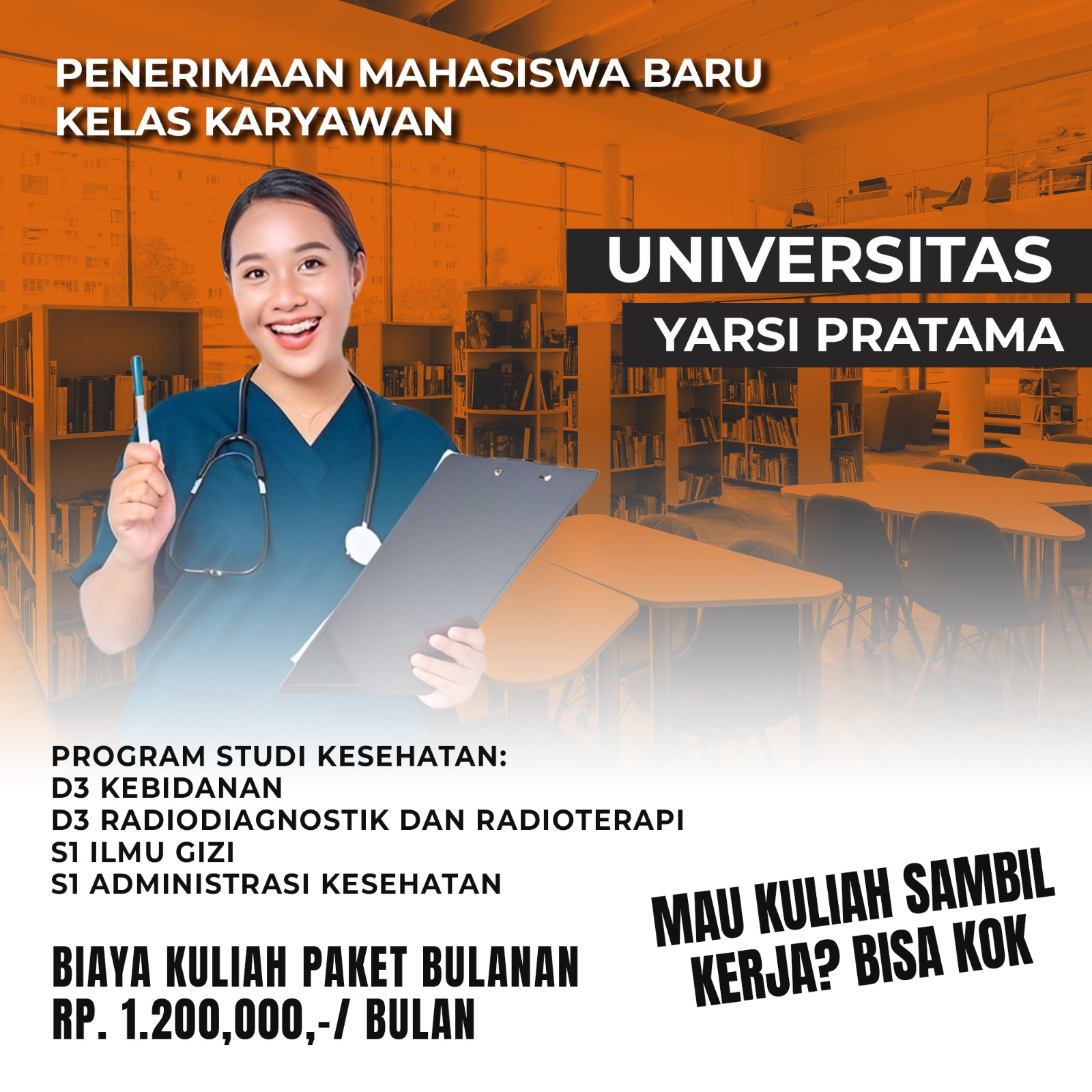 Kuliah Karyawan Kampus Universitas Yarsi Pratama