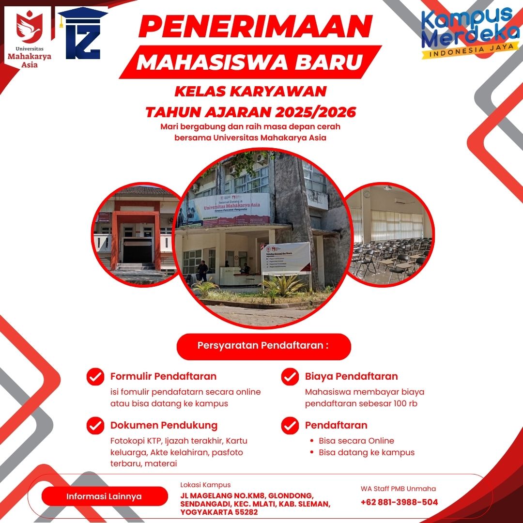Keunggulan Kelas Karyawan K2 Universitas Mahakarya Asia di Yogyakarta