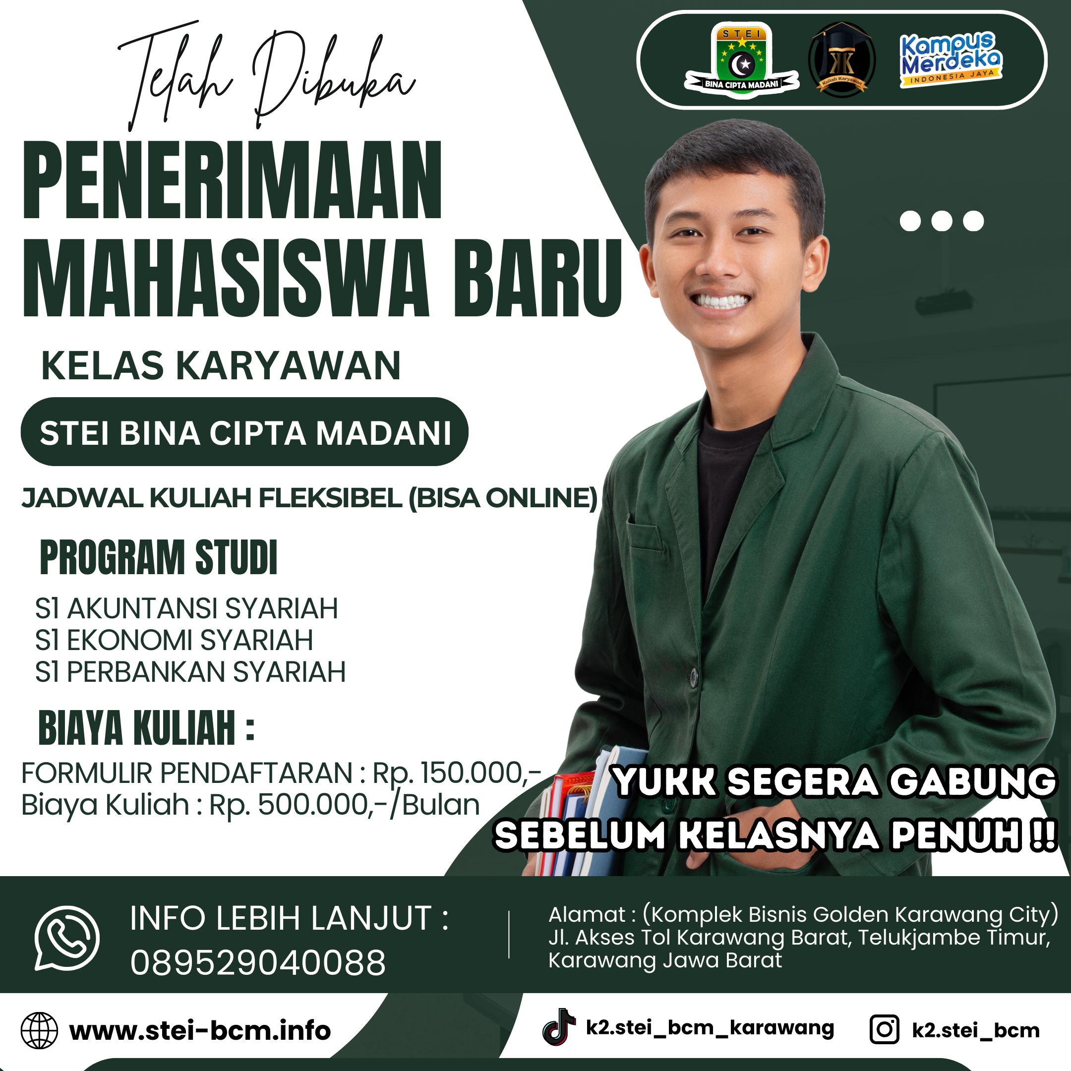 Kampus Kelas Karyawan STEI Bina Cipta Madani 
