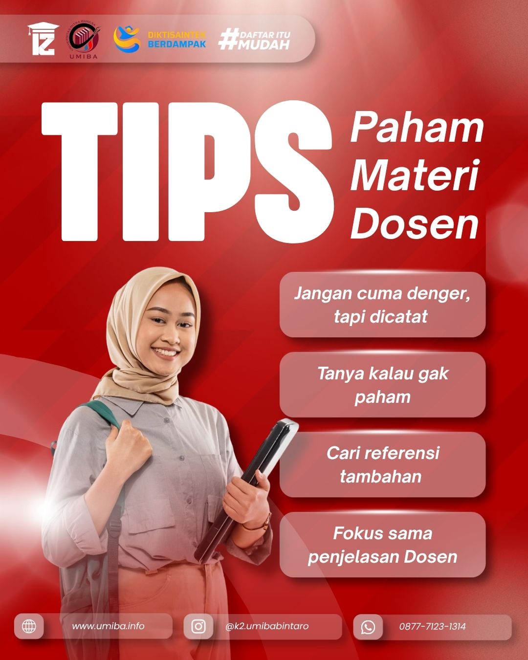 Tips Paham Materi Dosen Agar Kuliah Lebih Efektif Ala Umiba Bintaro