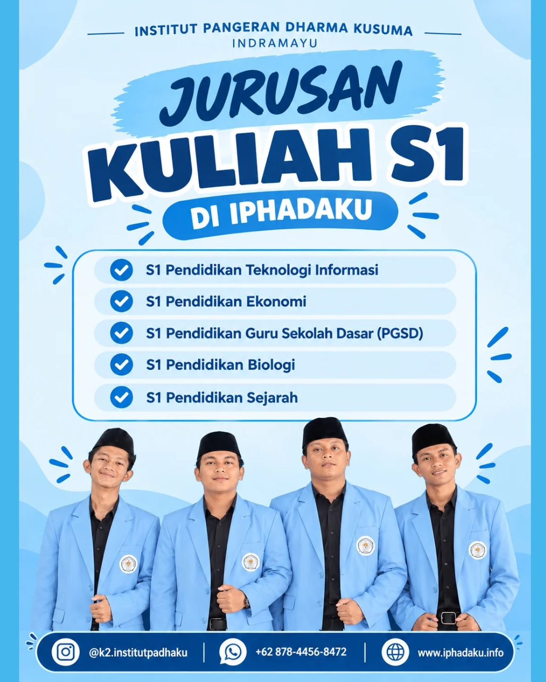 Jurusan Kuliah S1 di Institut Pangeran Dharma Kusuma Indramayu