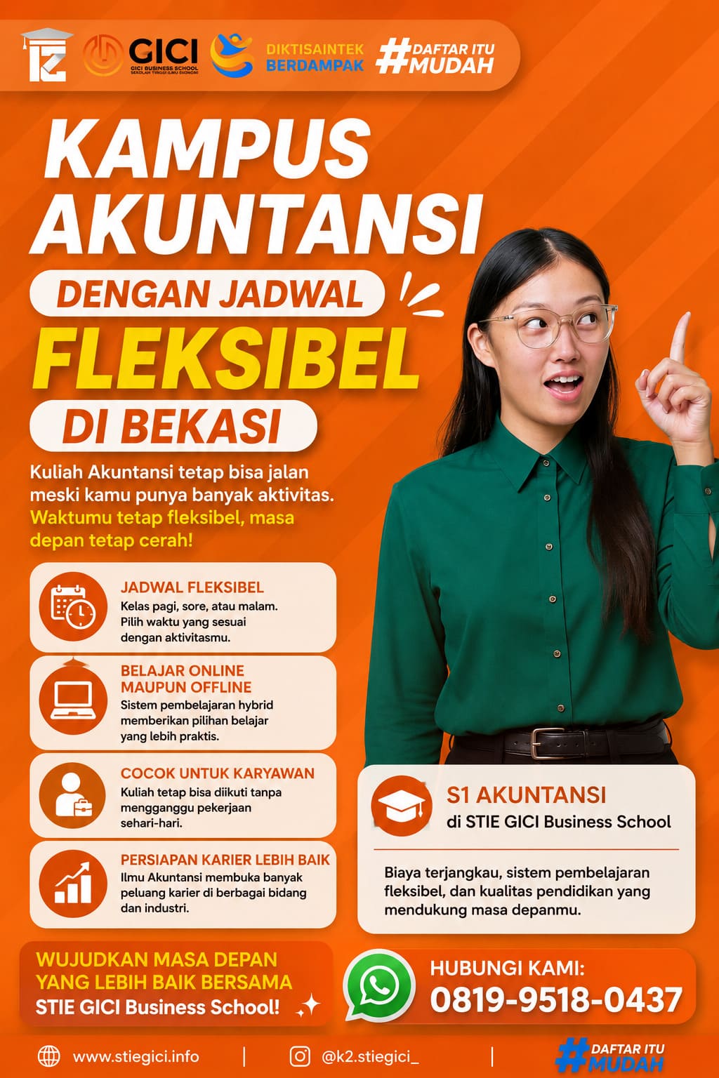 Kampus Akuntansi dengan Jadwal Fleksibel di Kota Wisata