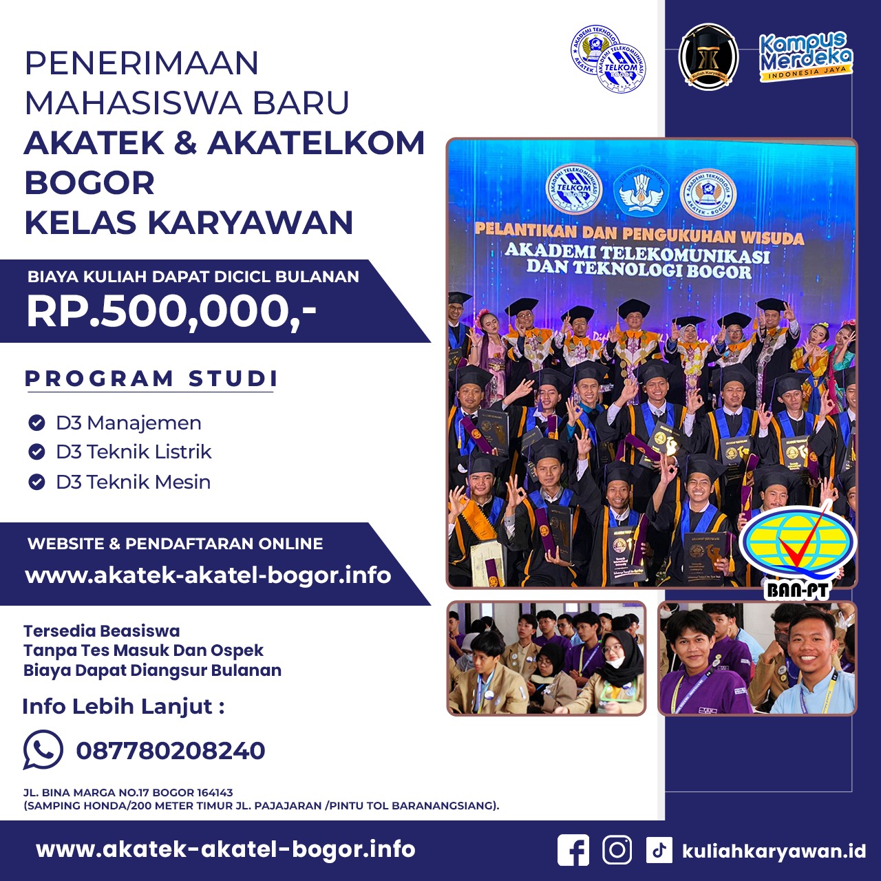 Kelas Fleksibel Akademi Telekomunikasi Dan Akademi Teknologi