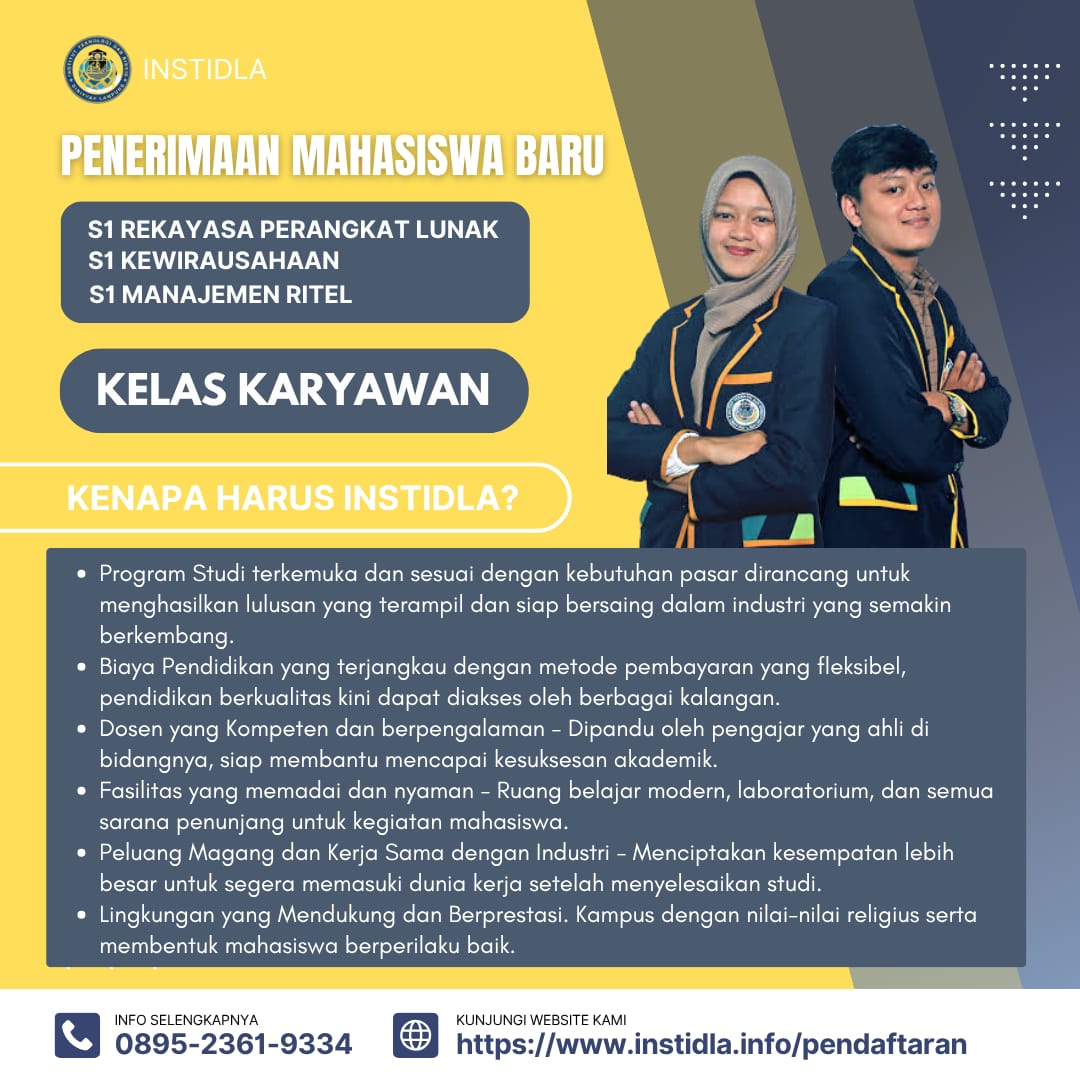 Kenapa Kampus INSTIDLA Menjadi Pilihan Terbaik Untuk Kelas Karyawan? 