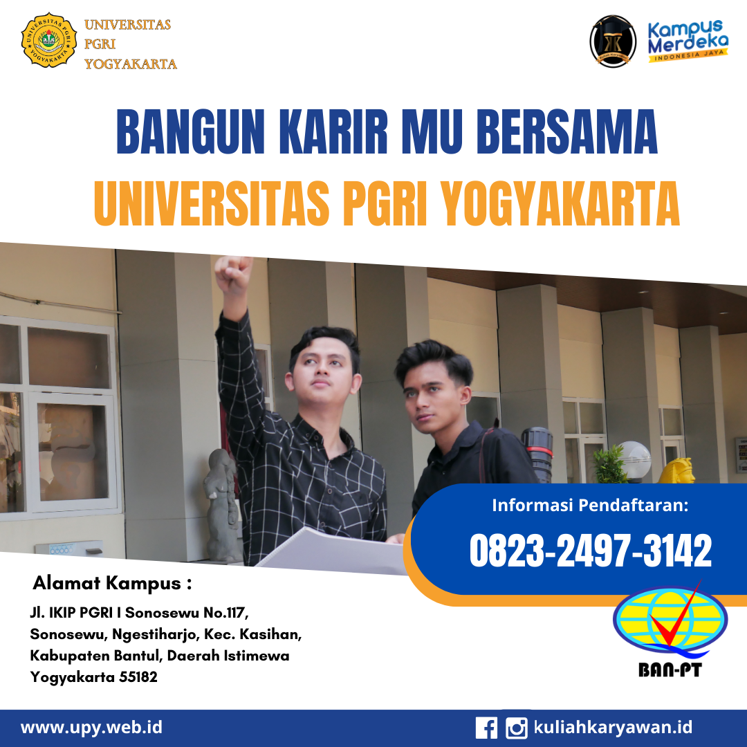 Penerimaan mahasiswa Baru di Universitas PGRI Yogyakarta