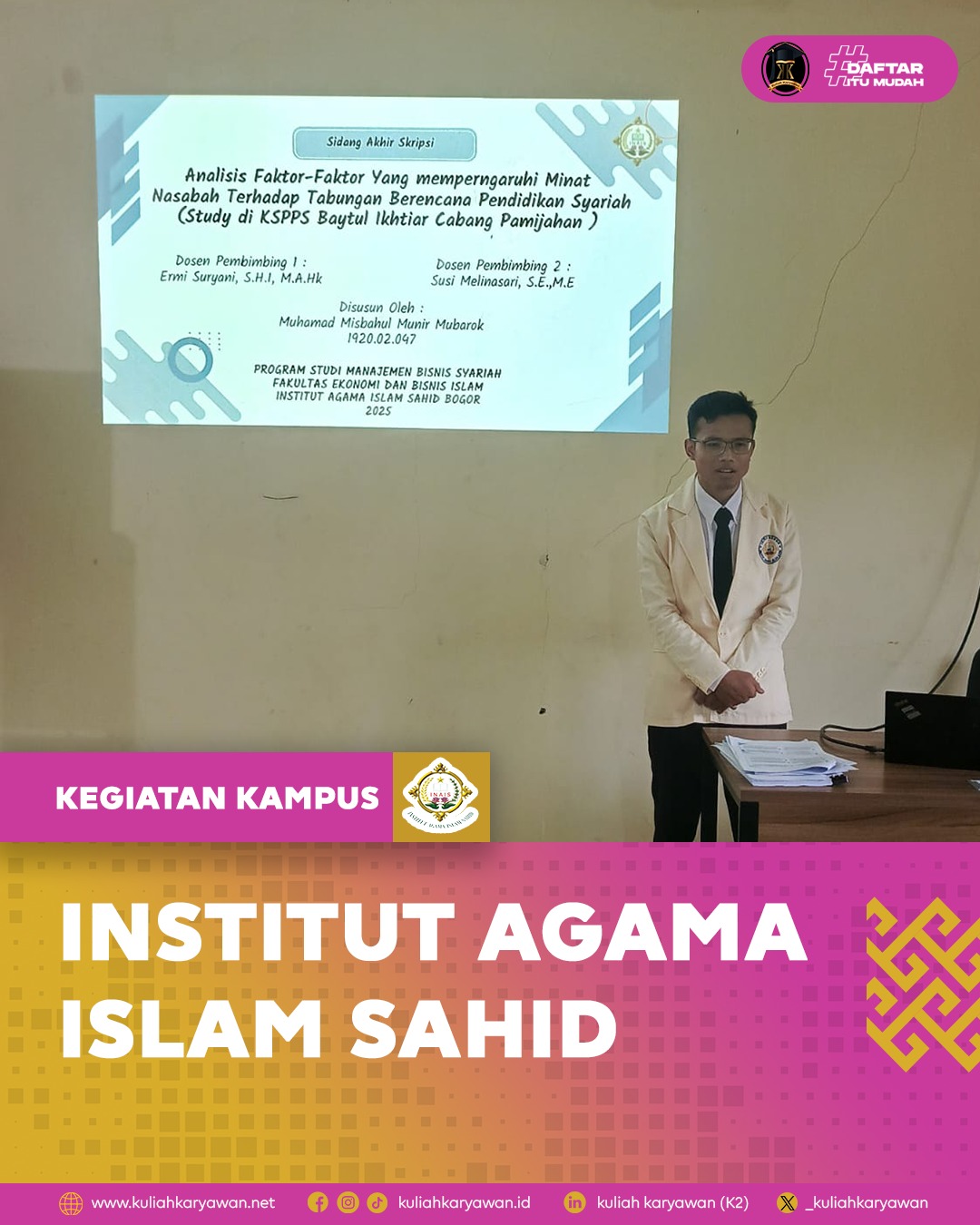 Kuliah Kelas Khusus Karyawan di Bogor dan Jangkauan Seluruh Indonesia 
