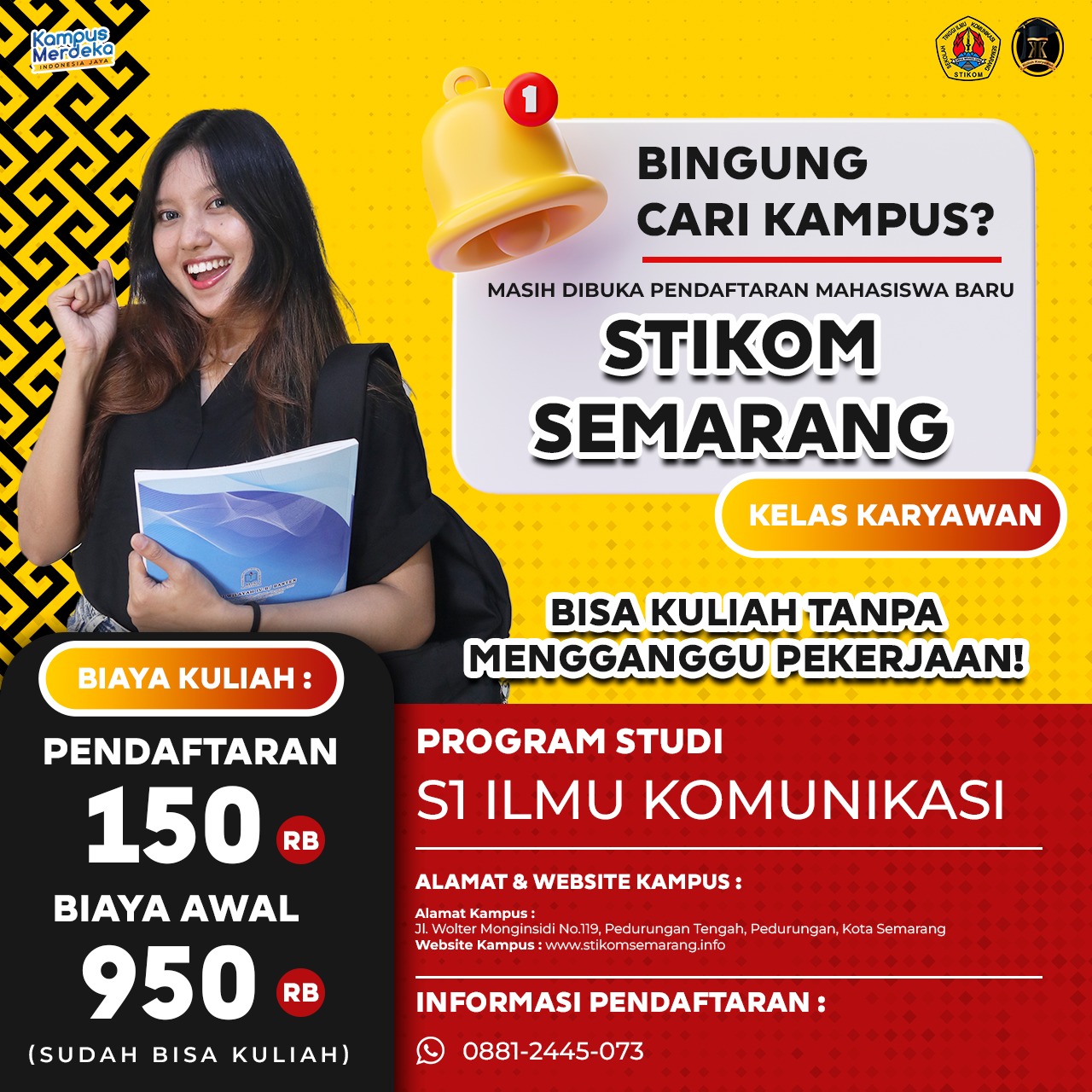 STIKOM Semarang Membuka Pendaftaran Mahasiswa Baru