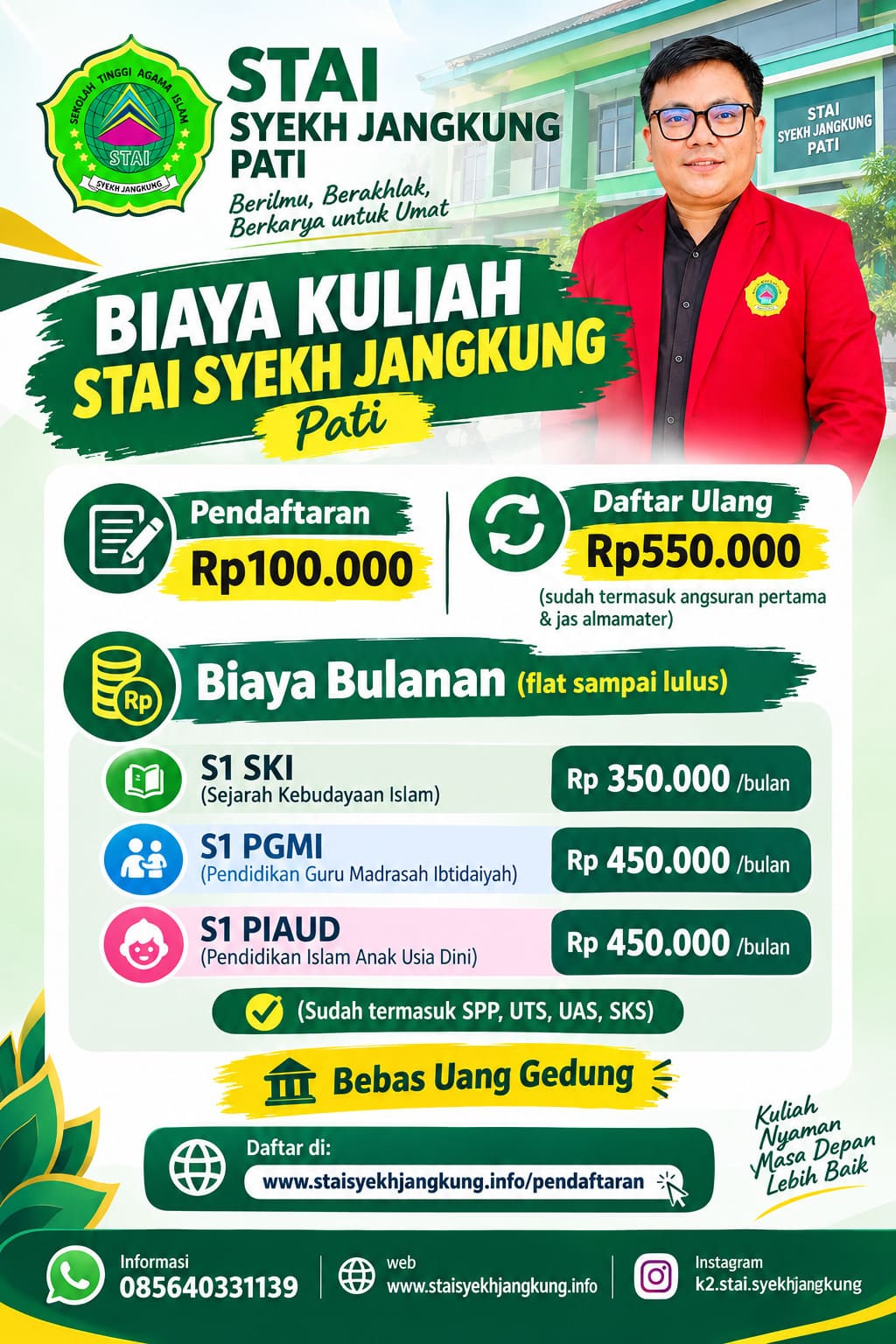 Kuota Kelas Terbatas Kelas Karyawan Kampus STAI Syekh Jangkung