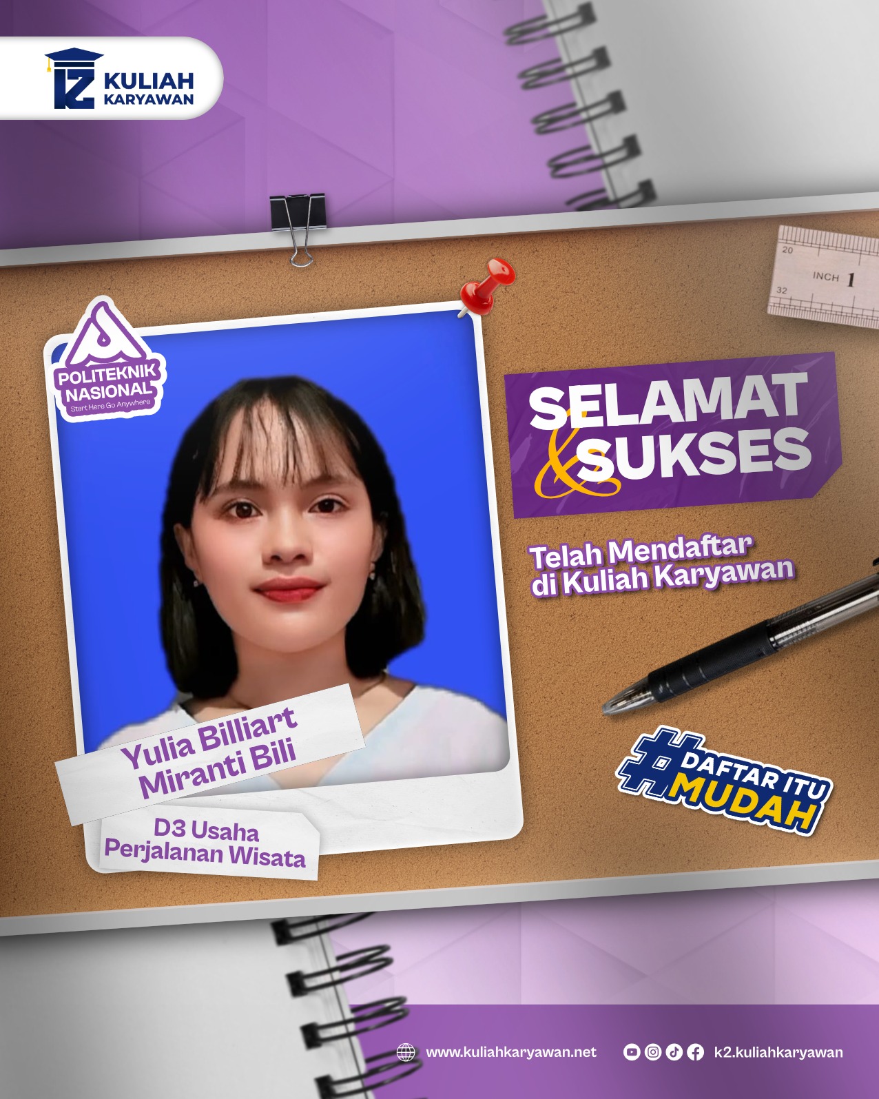 Kuliah Sambil Kerja Kampus Politeknik Nasional