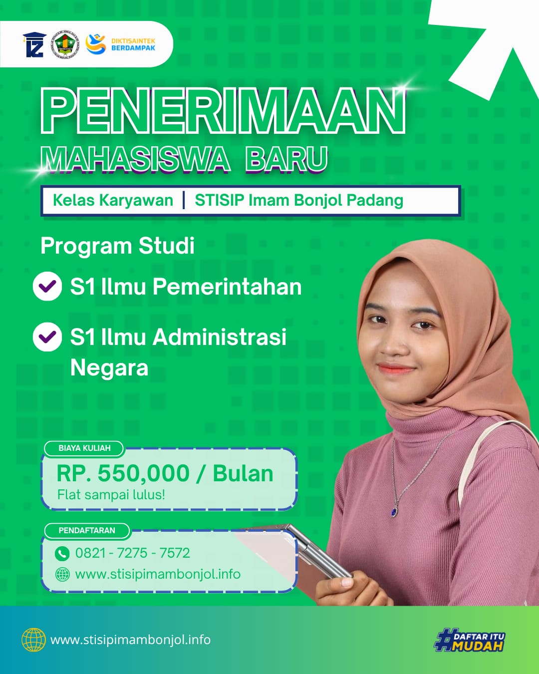 Jangan Khawatir Sekarang Ada Program Kuliah Karyawan Di STISIP Imam Bonjol