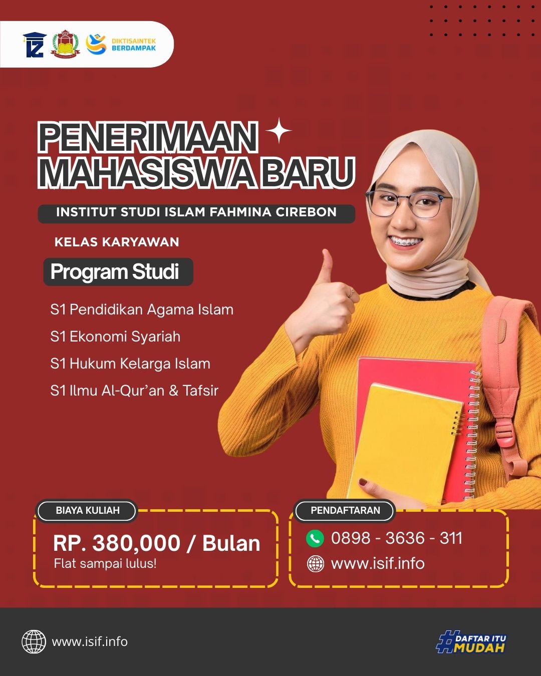 Penerimaan Mahasiswa Baru 2026 Institut Studi Islam Fahmina Cirebon