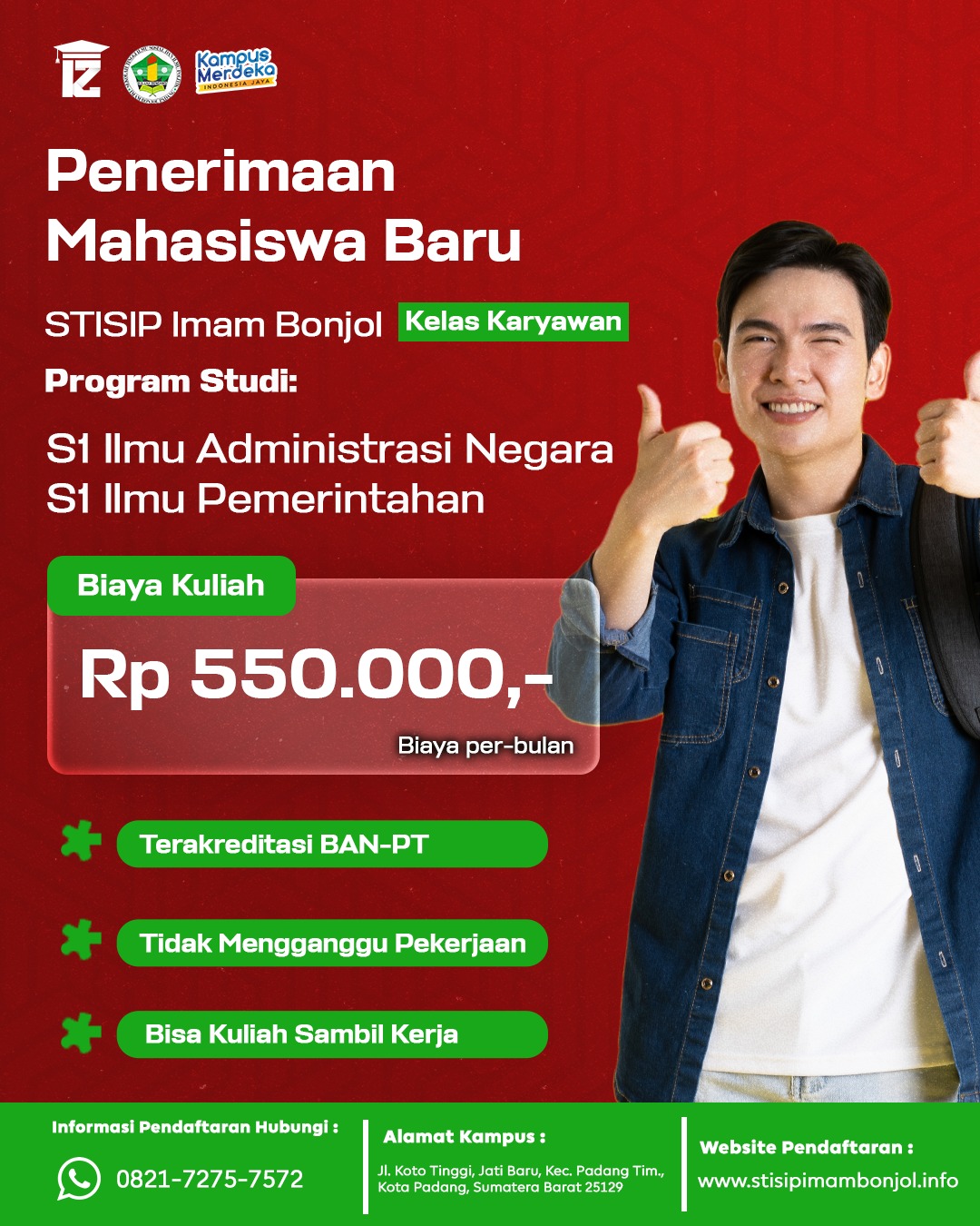 STISIP Imam Bonjol Padang Kampus Rekomendasi Kuliah Karyawan Di Padang