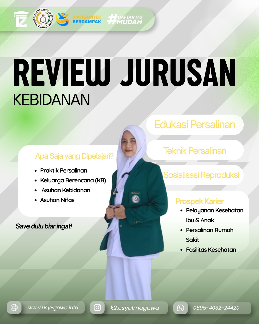 Review Jurusan D3 Kebidanan Universitas Syekh Yusuf Al Makassari