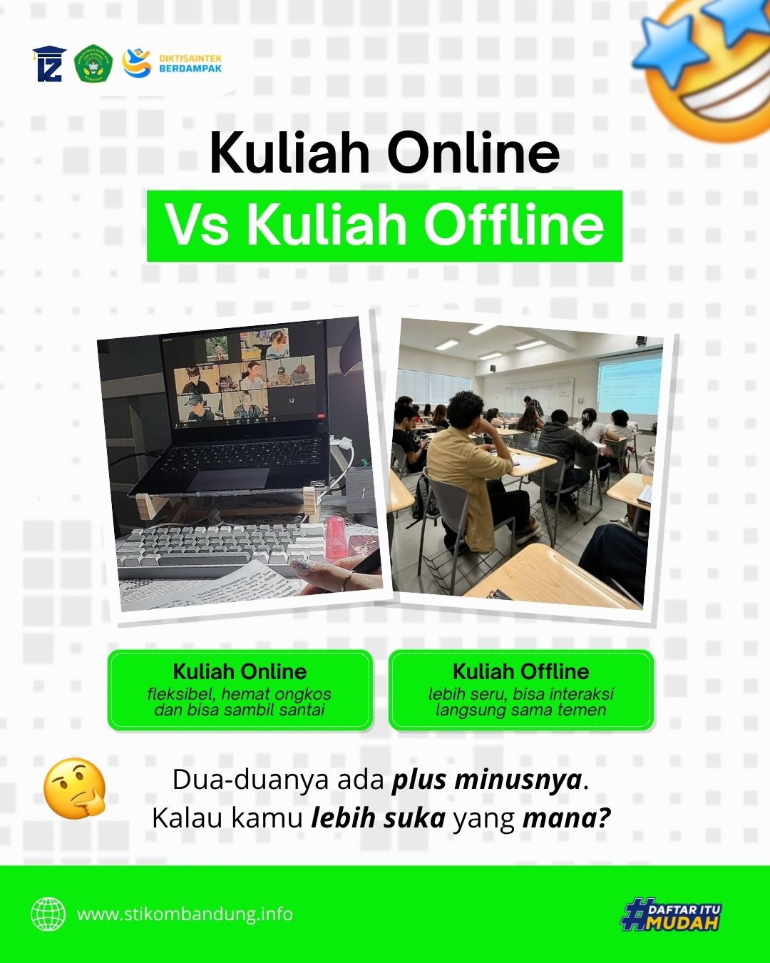 Kuliah Online dan Kuliah Offline di STAI Siliwangi