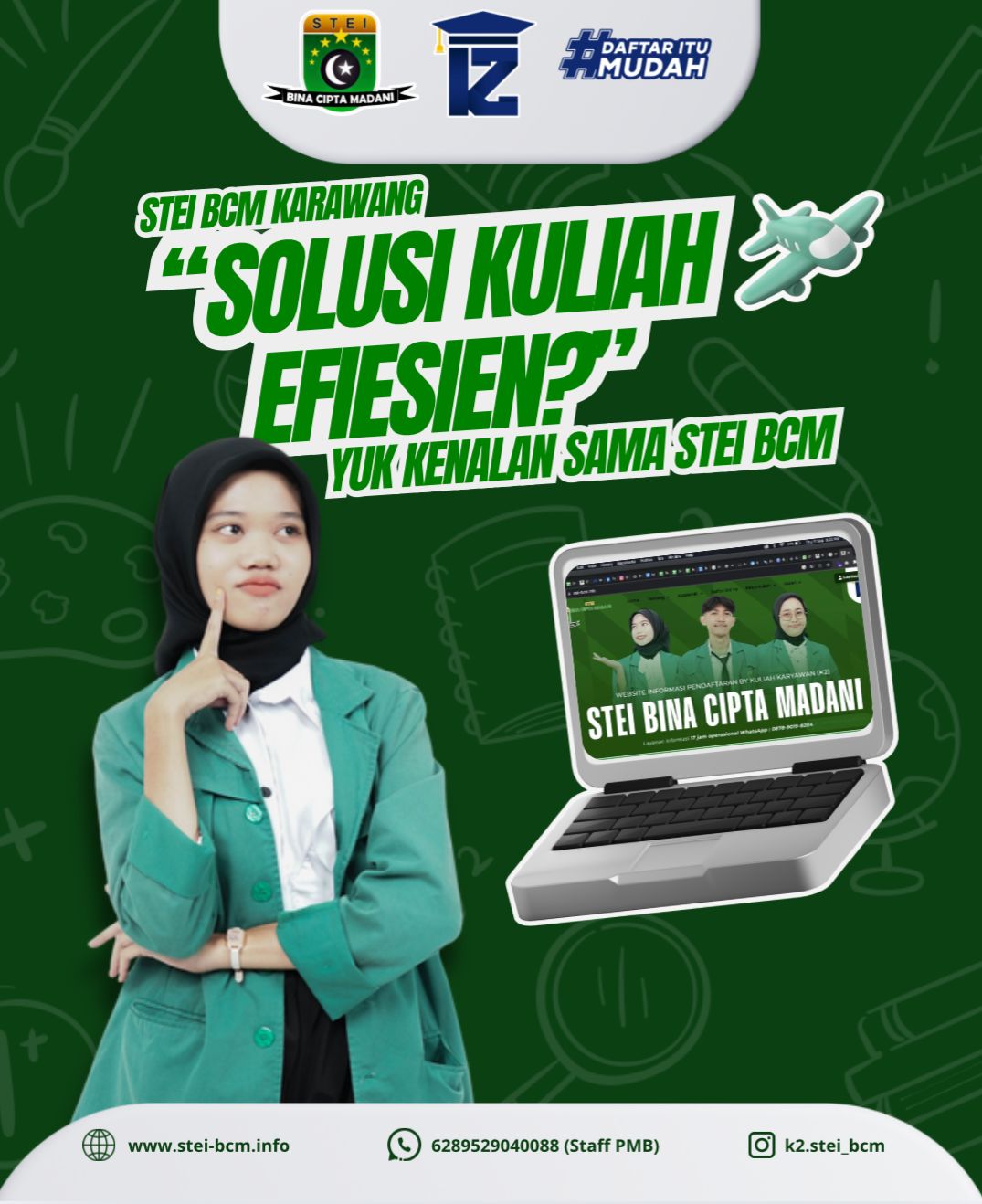 Kelas Malam dan Weekend Solusi Kuliah Efisien di STEI BCM