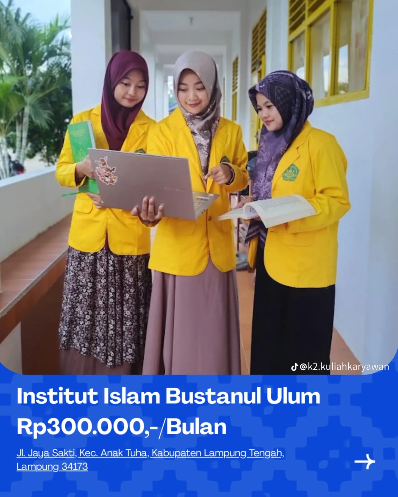 Daftar Online Di Kampus Istitut Islam Bustanul Ulum Lampung