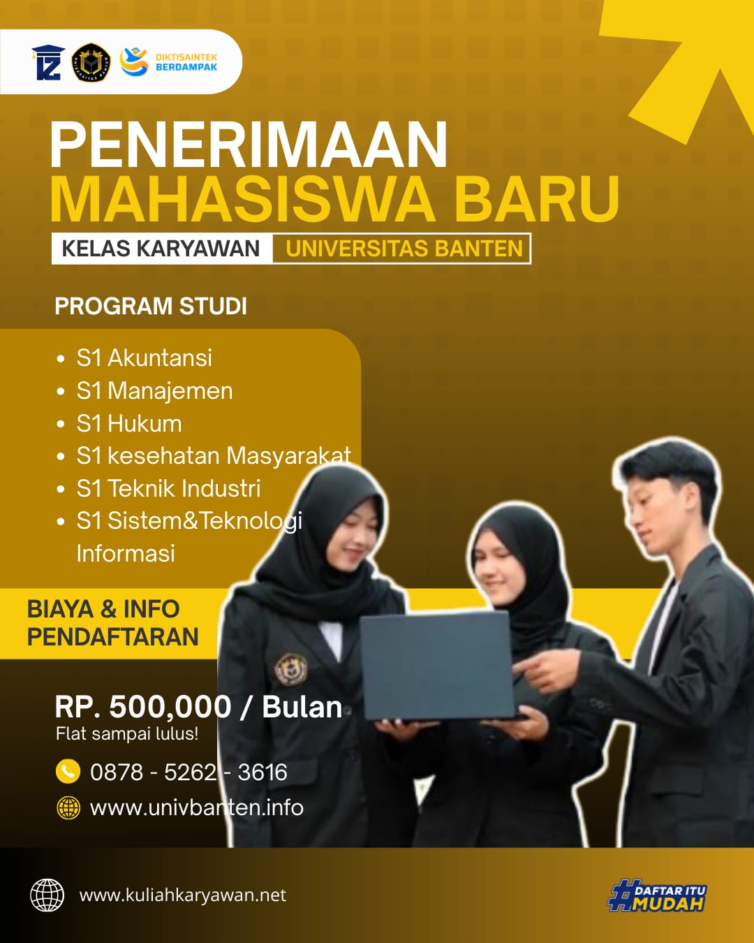 Kuliah Fleksibel Tanpa Ganggu Jam Kerja Di Kota Serang Hanya Di Universitas Banten