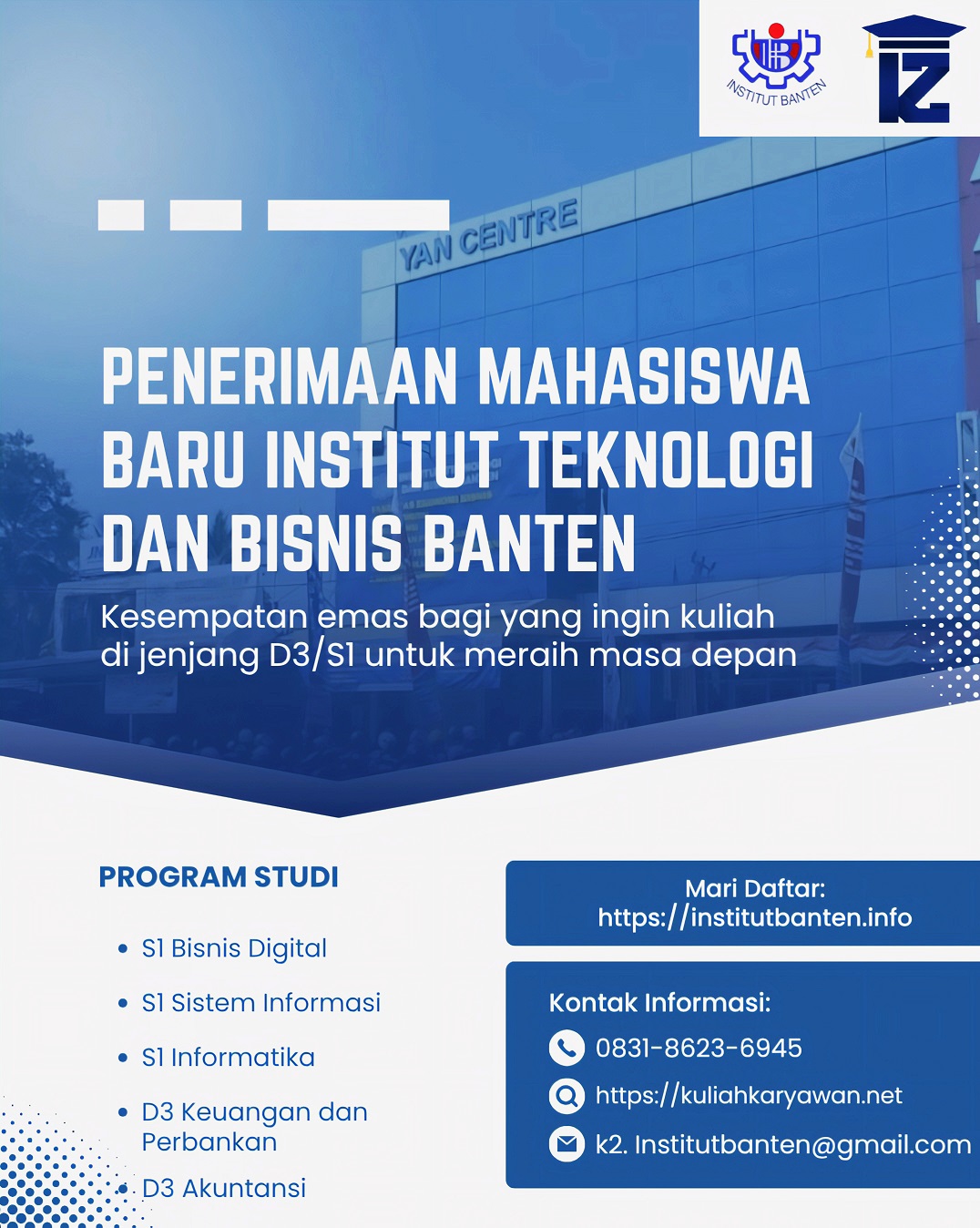 ITB Banten Tempat Pekerja Cerdas Kuliah