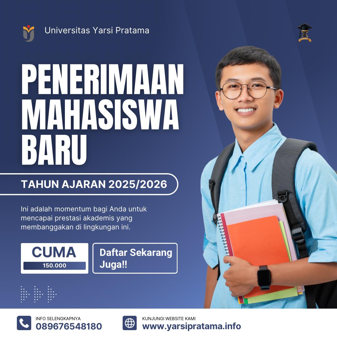 Kuliah Fleksibel Hanya di Universitas Yarsi Pratama