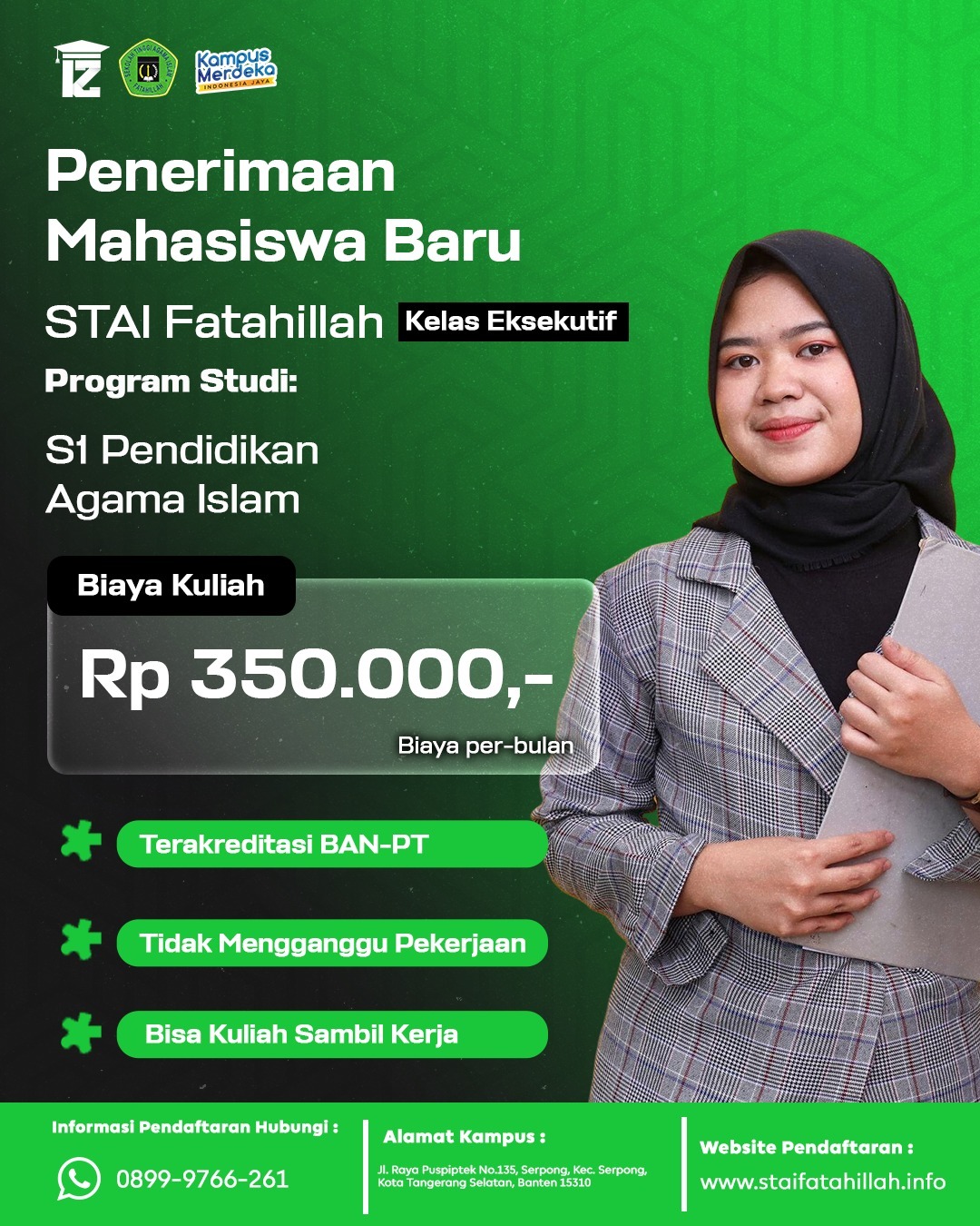Mendaftar Kuliah Dengan Mudah Di STAI Fatahillah Serpong Cukup 150rb Pendaftarannya 