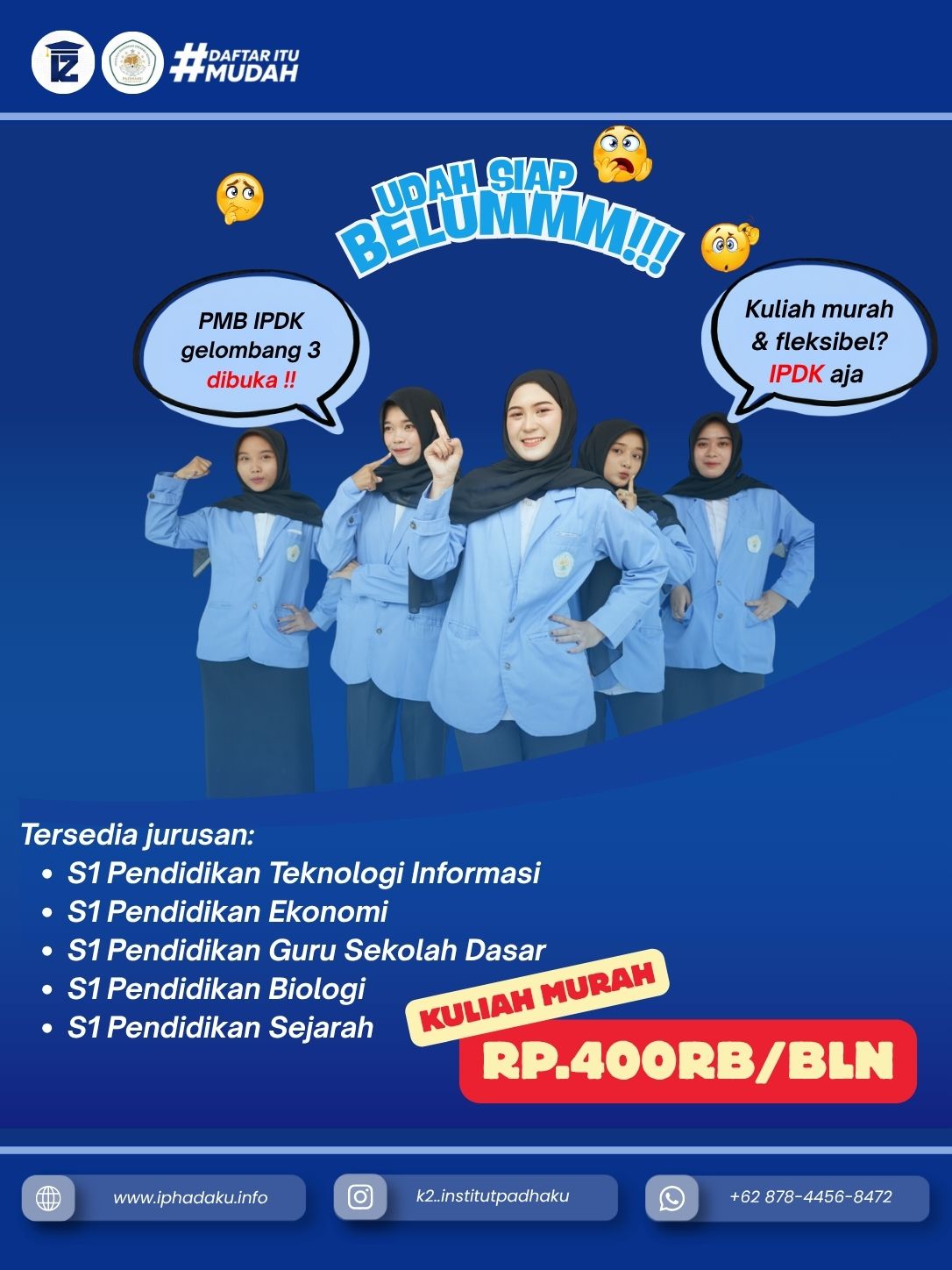 PMB Gelombang 3 IPDK Indramayu Resmi Dibuka