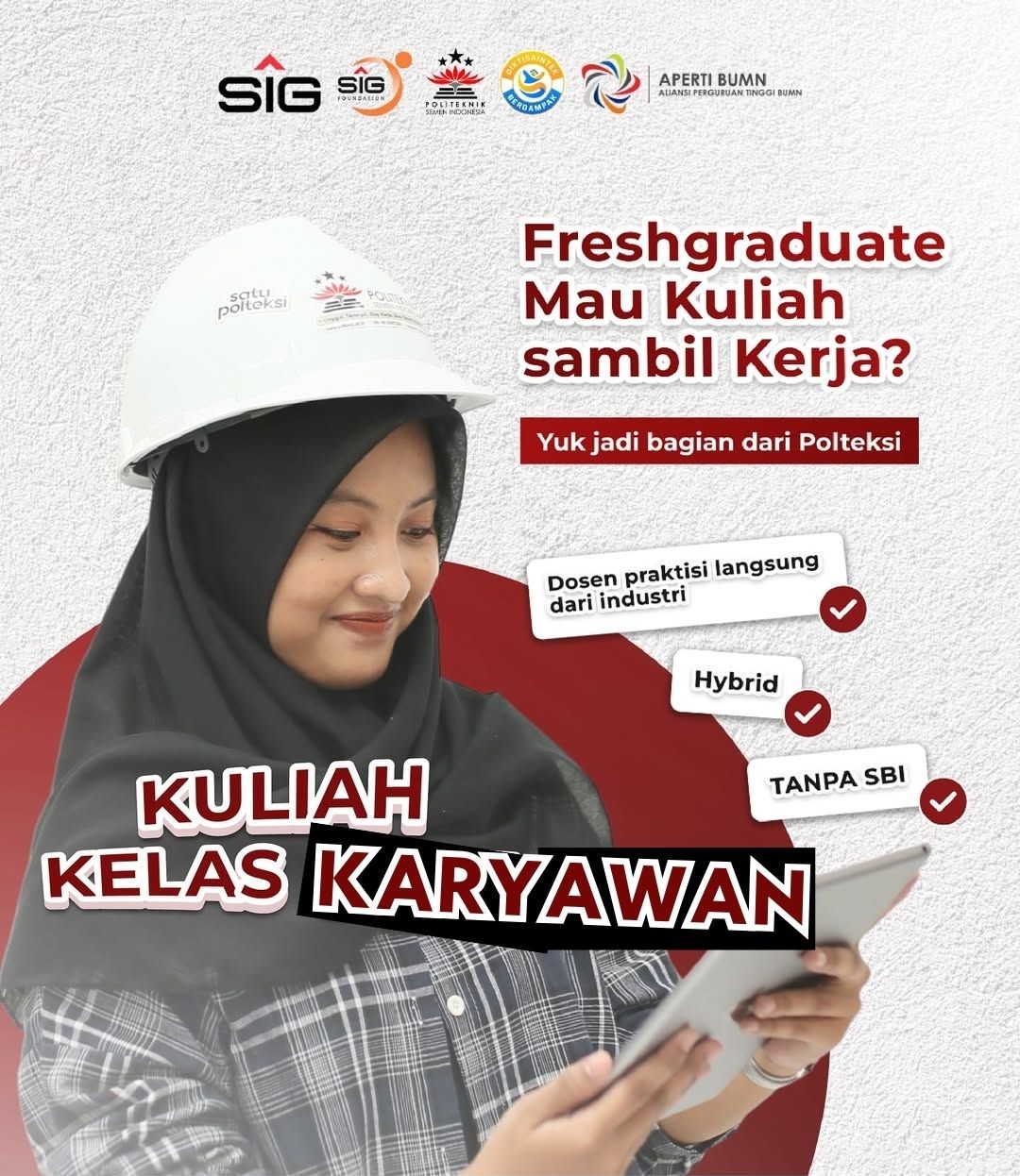 Baru Lulus Bisa Langsung Kerja Sambil Kuliah di Polteksi