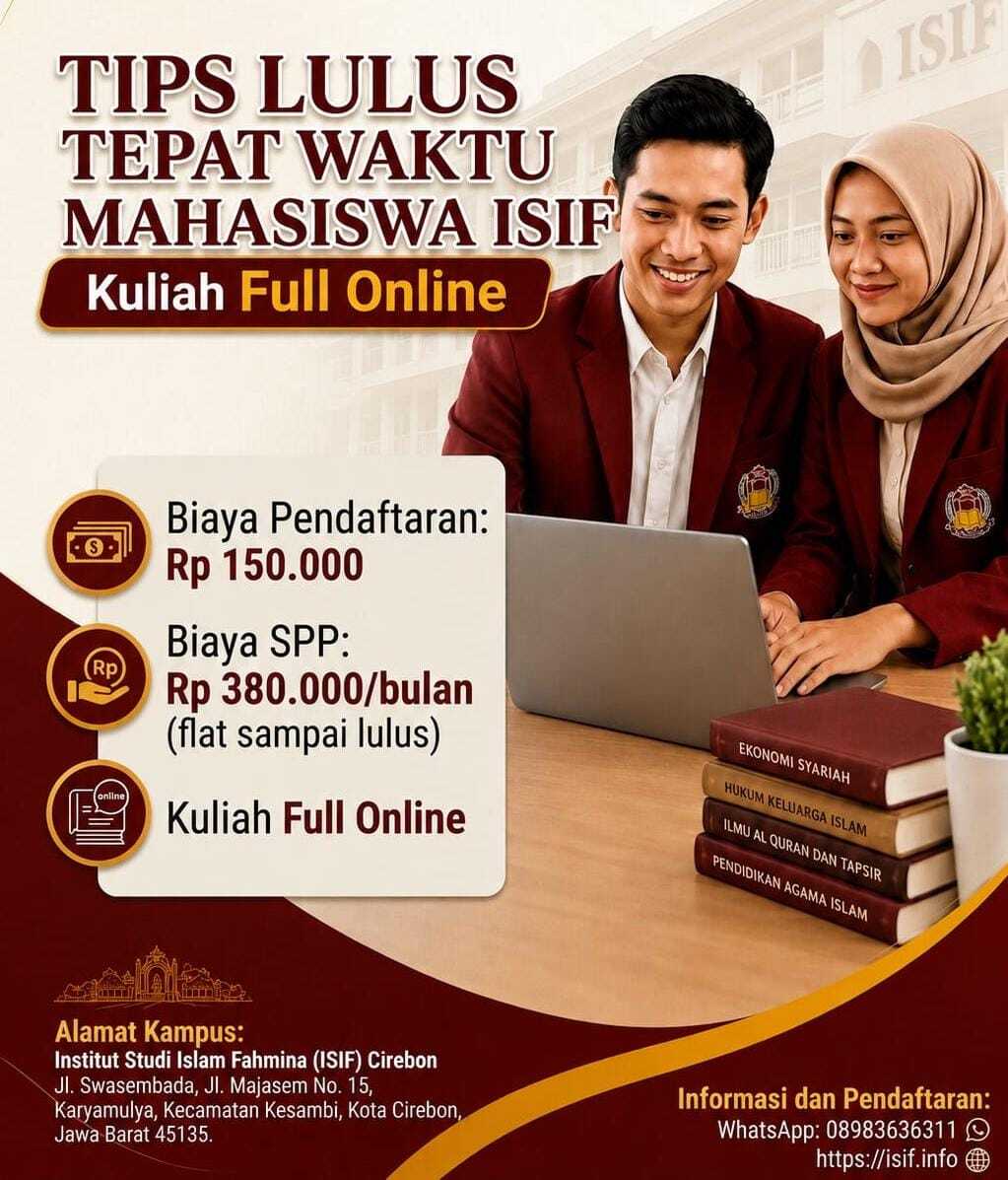 Tips Lulus Tepat Waktu Mahasiswa ISIF Cirebon 