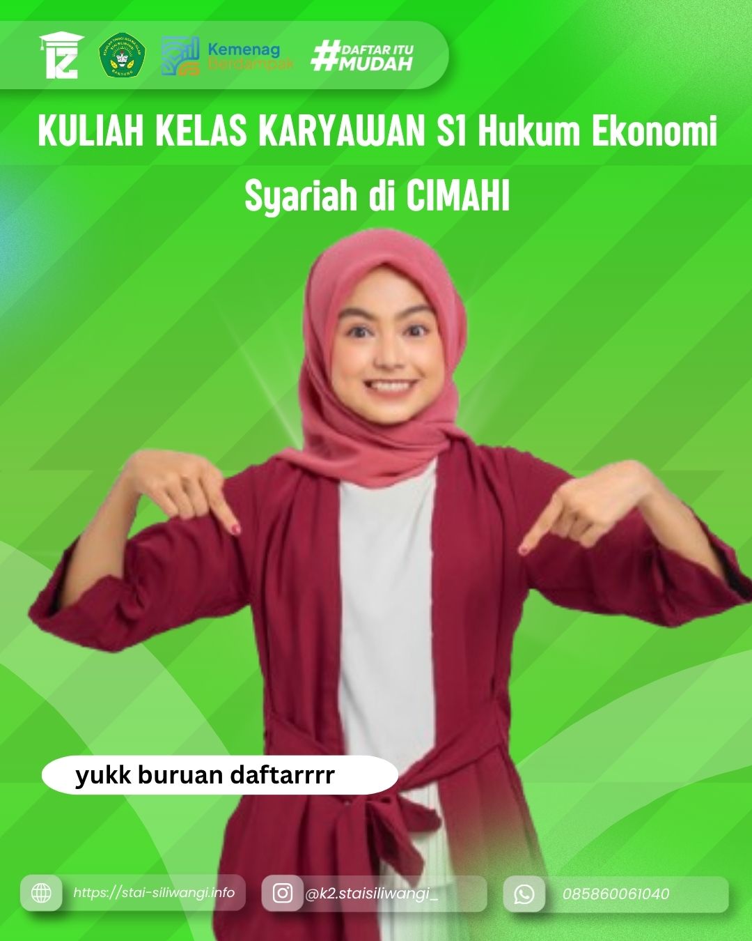 Kuliah Kelas Karyawan S1 Hukum Ekonomi Syariah di Cimahi
