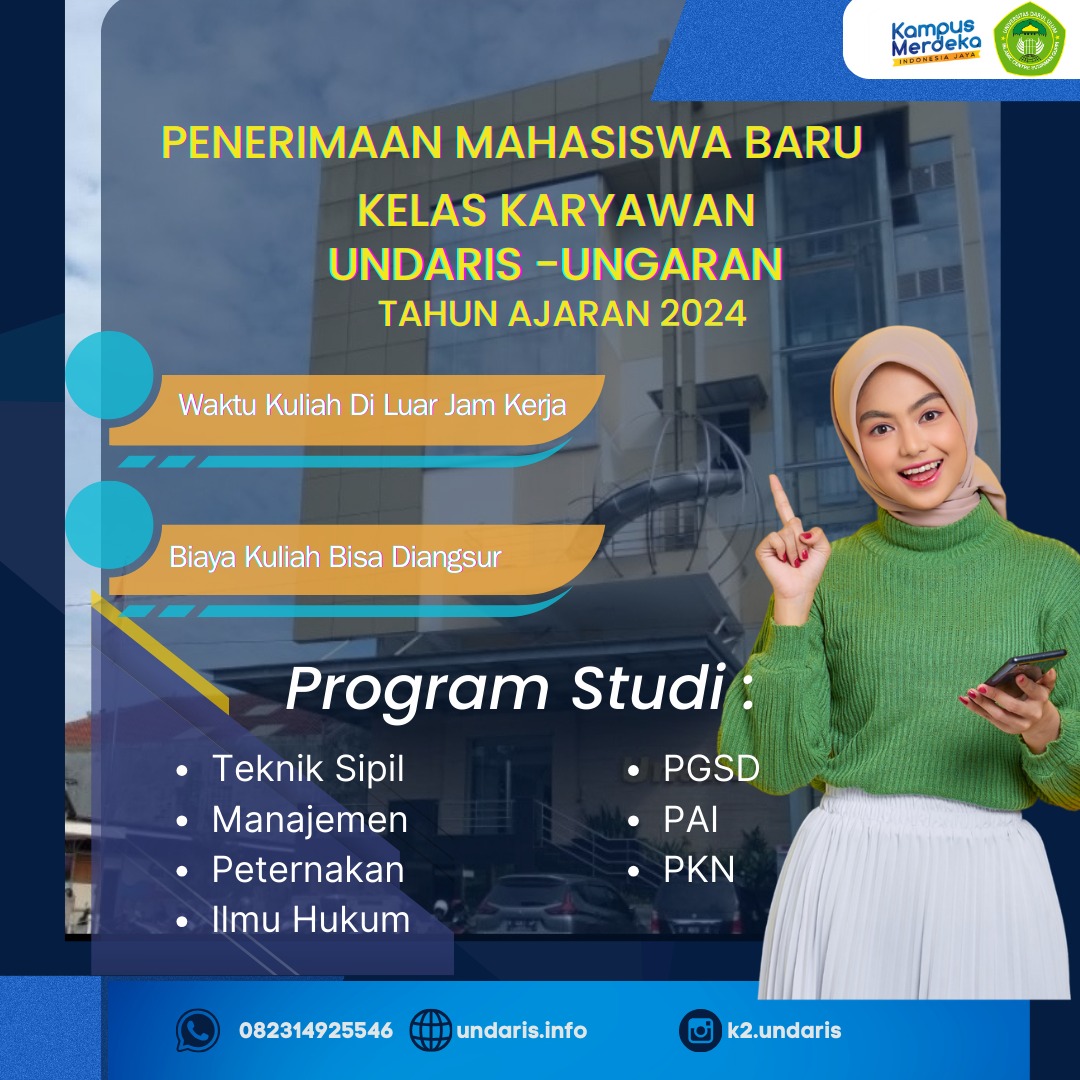 Informasi Progaram Studi Kuliah Karyawan UNDARIS  Ungaran