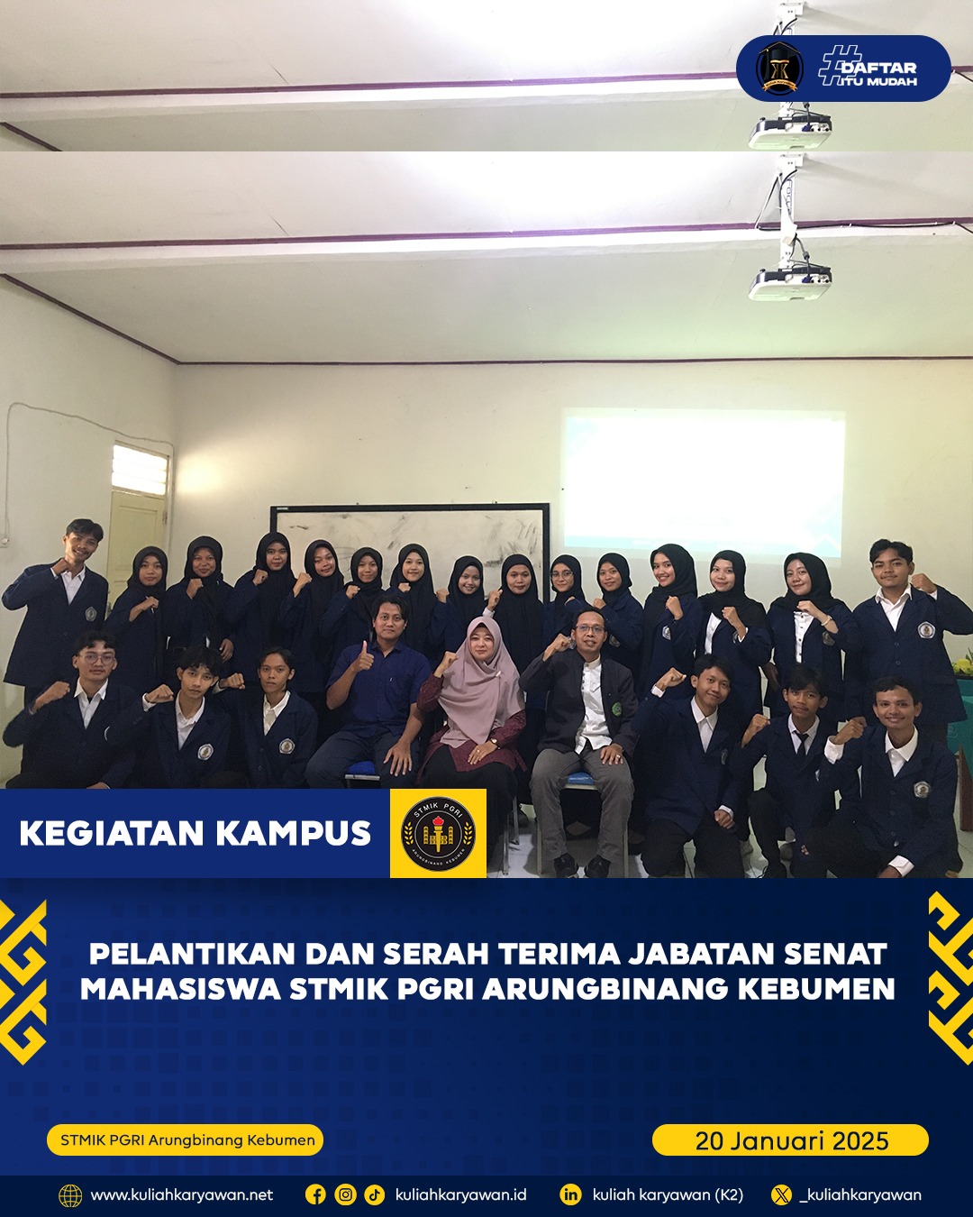 Penerimaan Mahasiswa Baru STMIK PGRI Arungbinang Kebumen