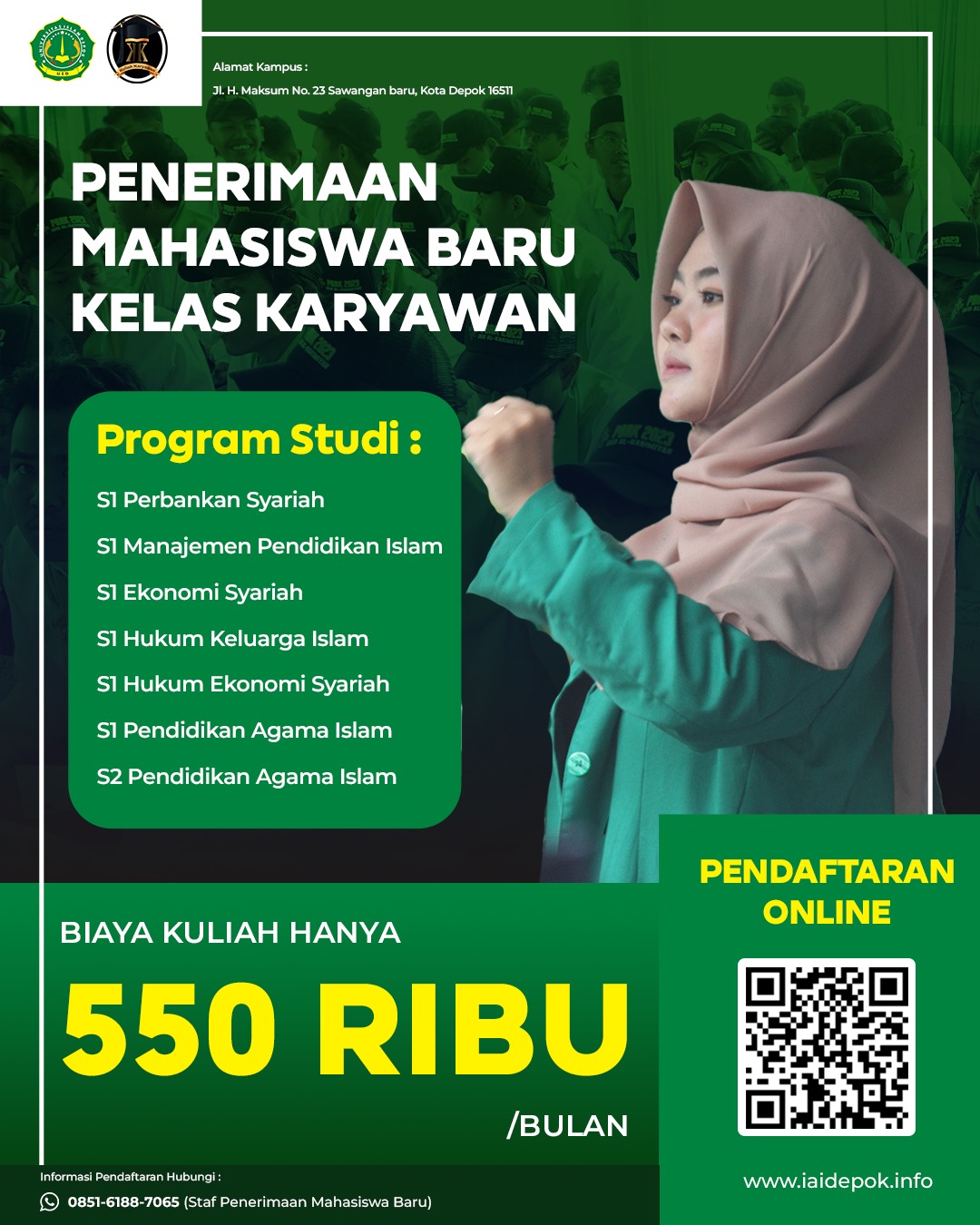 Kampus Kelas Karyawan Dengan Jurusan Pendidkan Agama Islam Di Depok