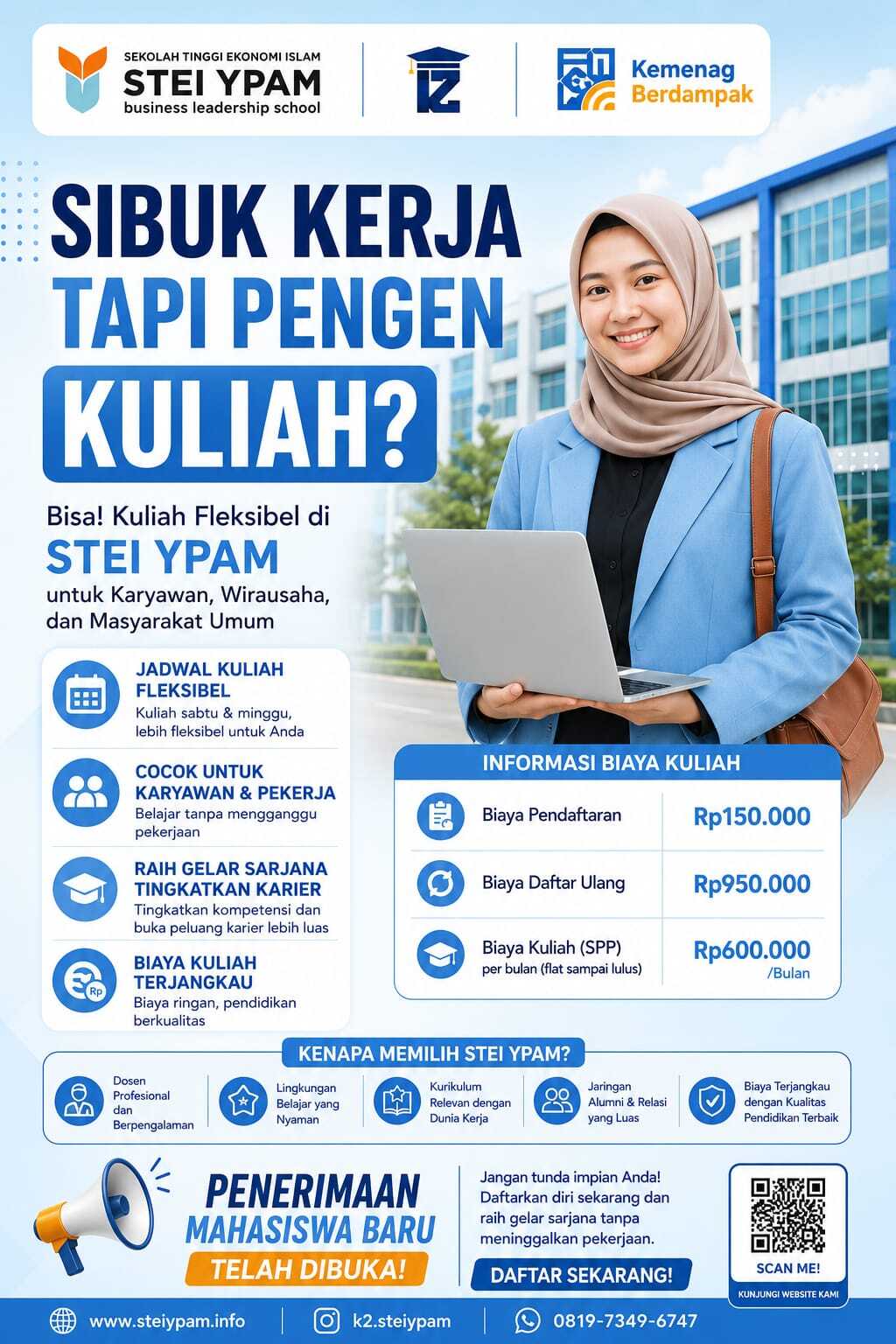 Kuliah Fleksibel Tanpa Mengganggu Aktivitas Kerja di STEI YPAM