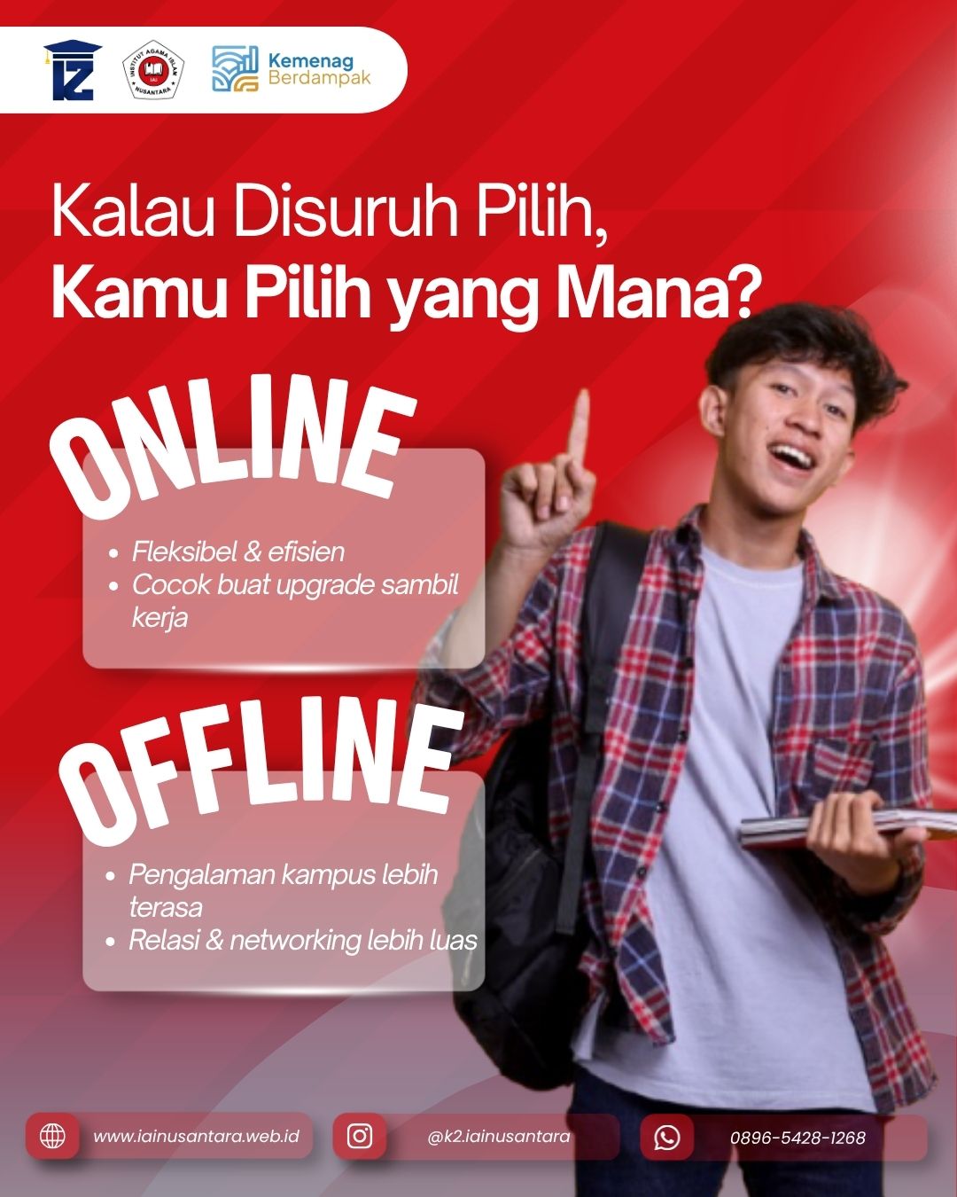 Kuliah Online dan Offline di Kampus IAI Nusantara