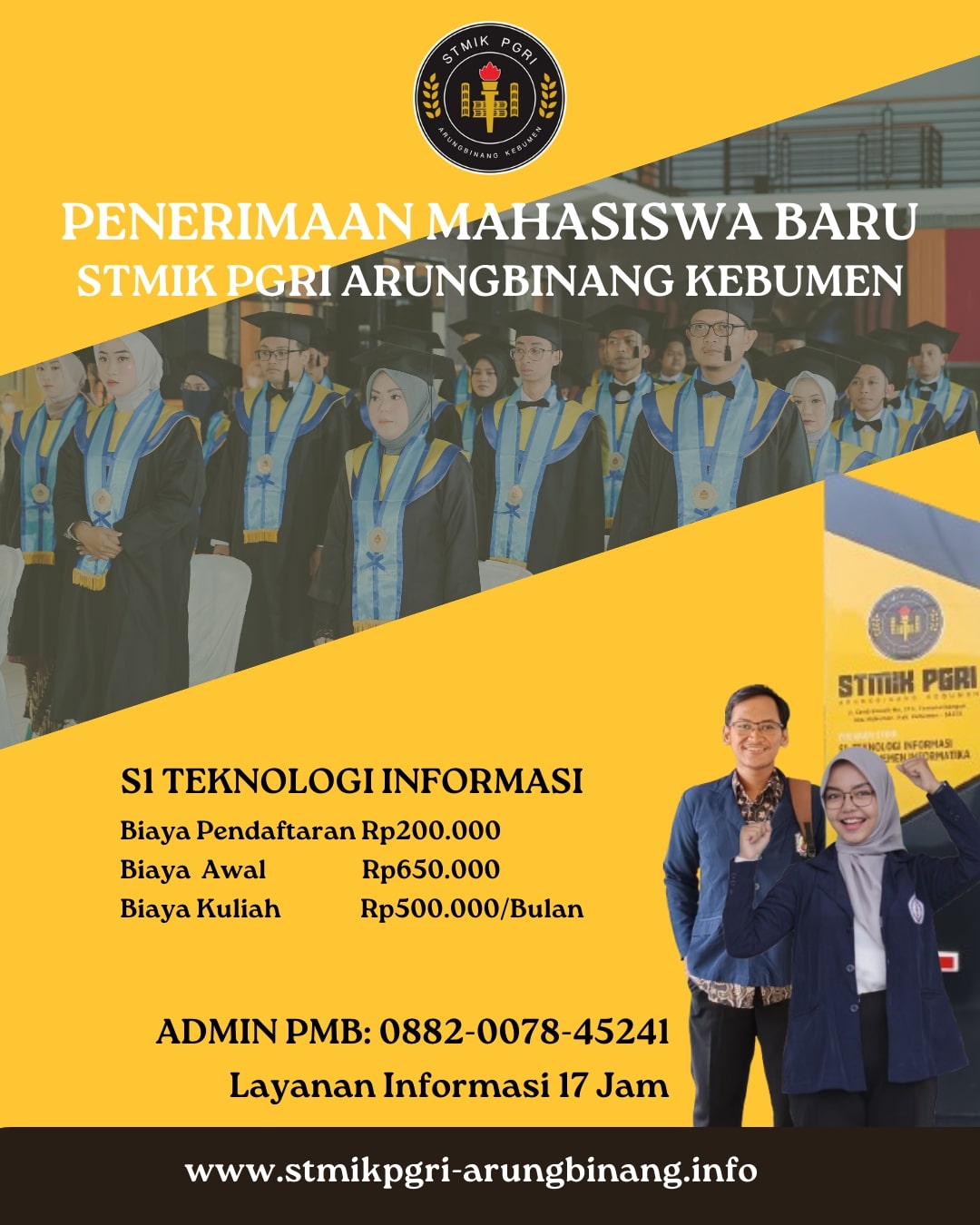 Kampus IT Dikebumen Yaitu STMIK PGRI Arungbinang Kebumen