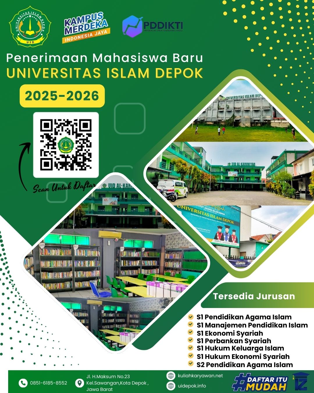 Kuliah Jurusan Tarbiyah Di Universitas Islam Depok Terakreditasi Baik Sekali